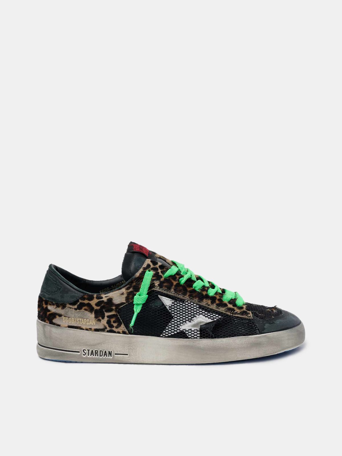 golden goose leopard laces