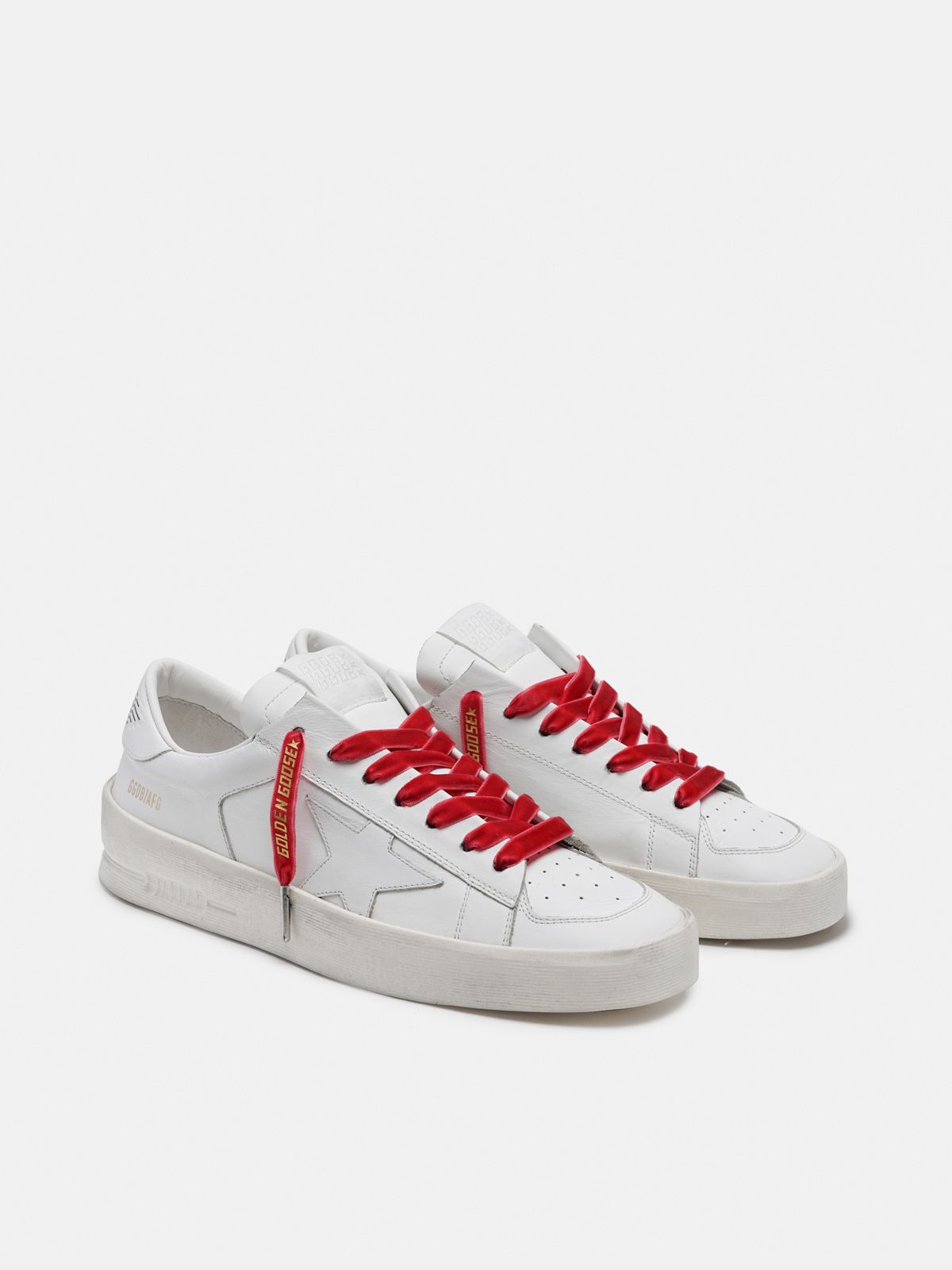 golden goose sneakers red laces