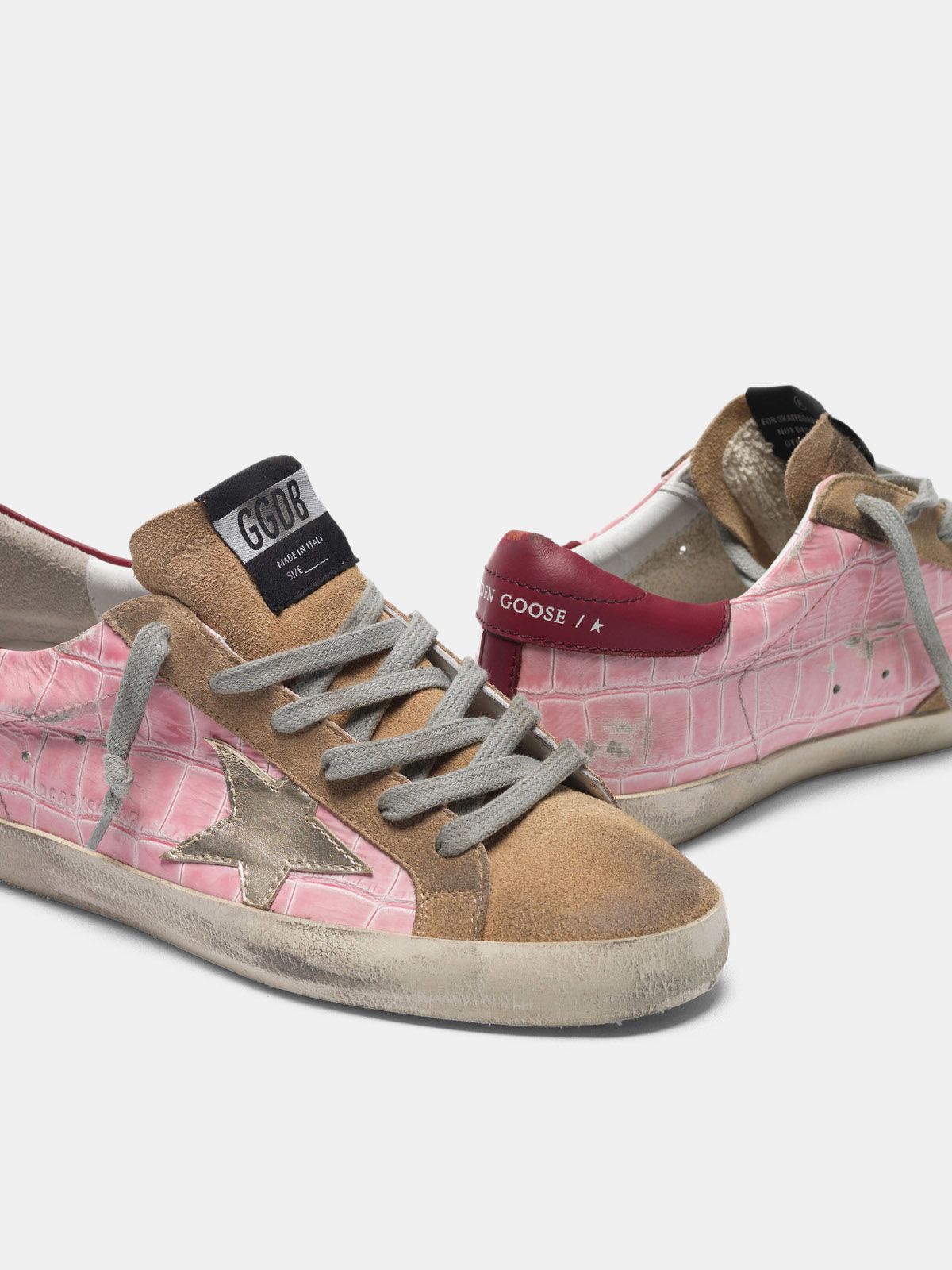 superstar crocodile rouge