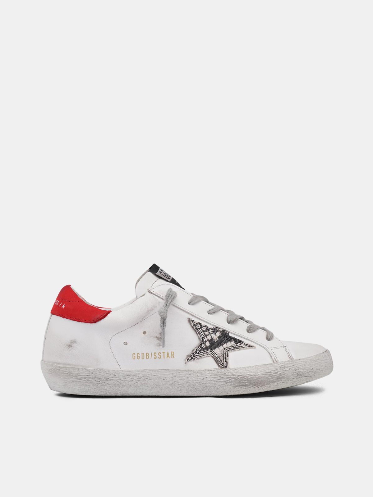 snakeskin golden goose sneakers