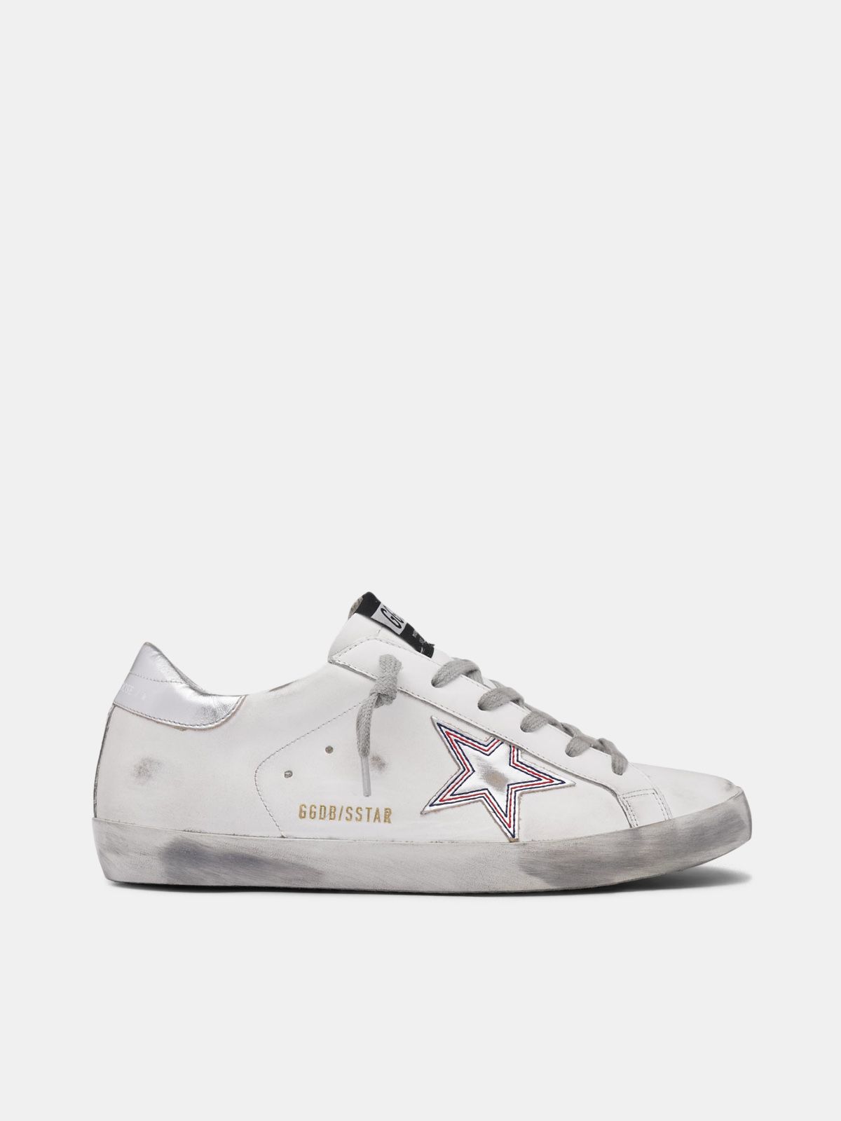 Silver star Super-Star sneakers with 