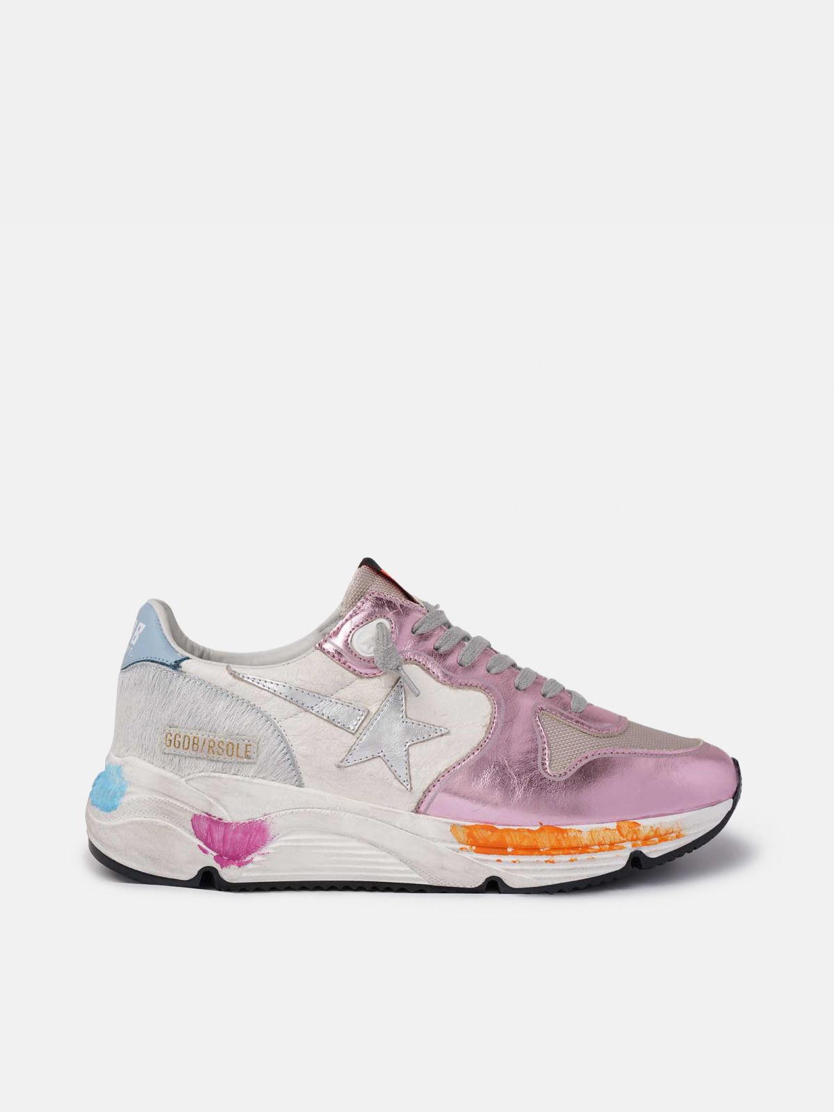 golden goose sneakers pink