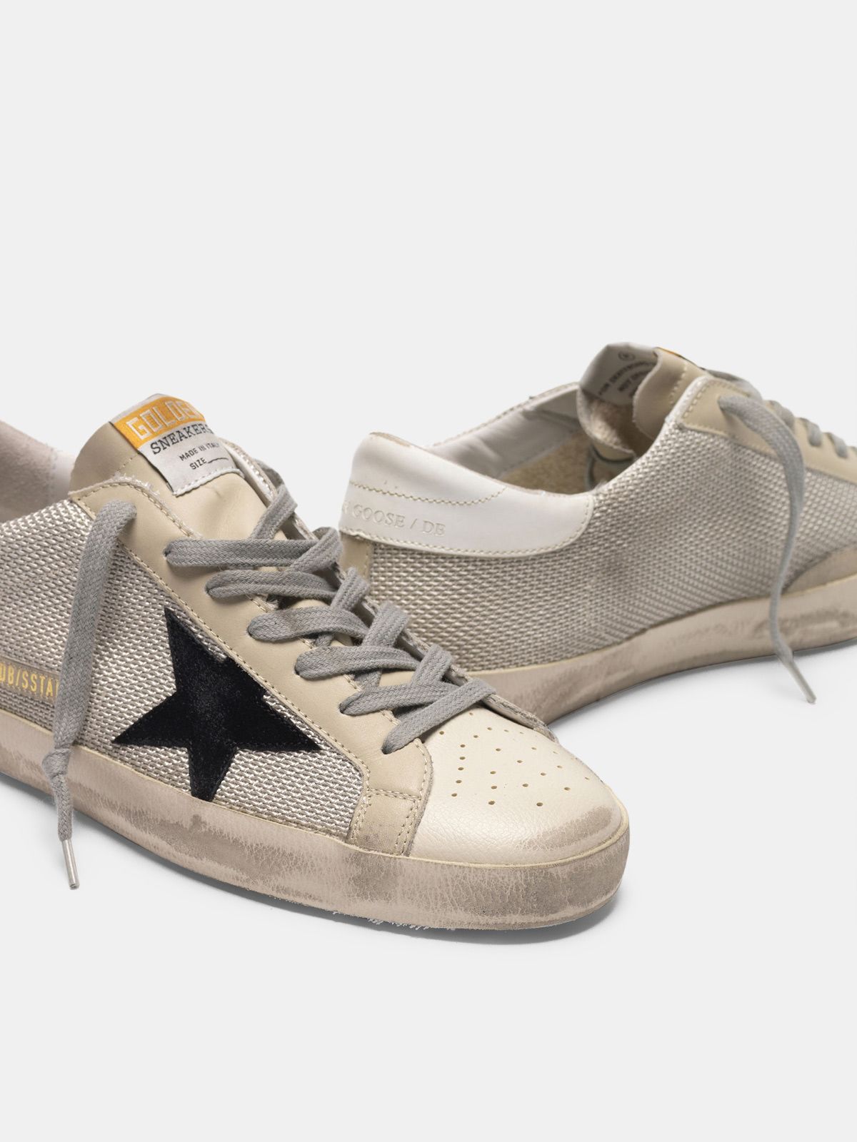 Super-Star sneakers in leather with 