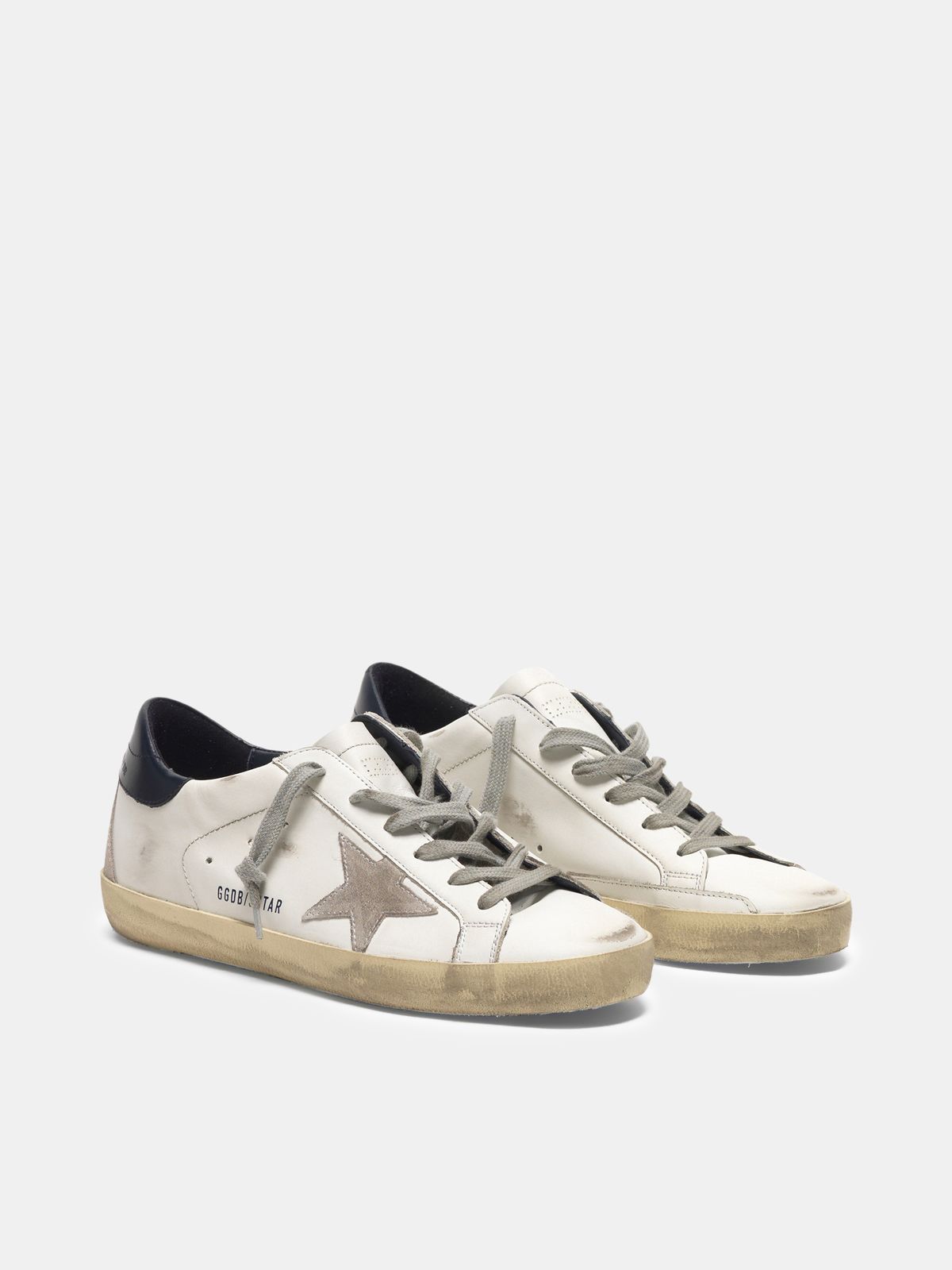 blue golden goose sneakers