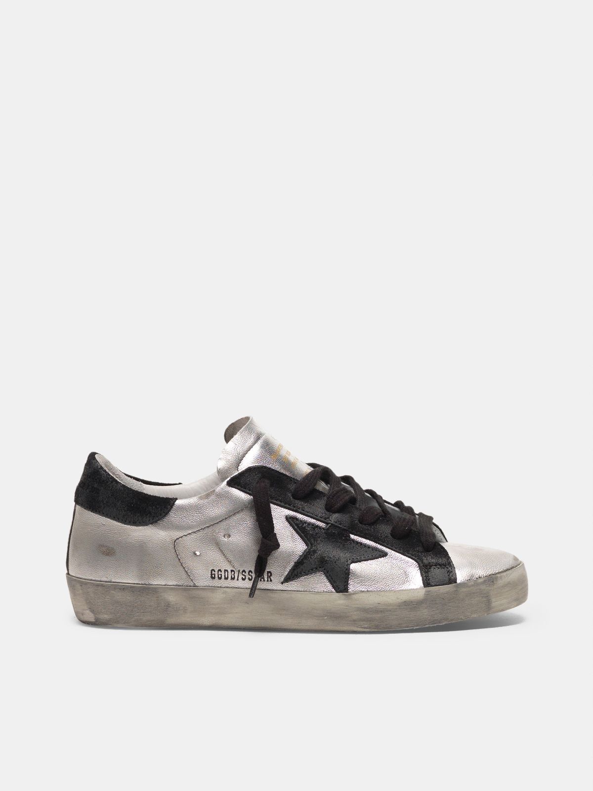 golden goose silver sneakers