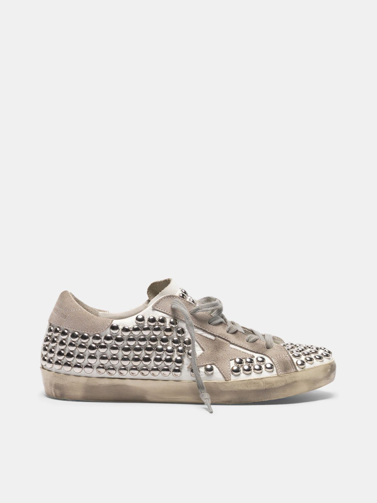 golden goose sneakers with studs