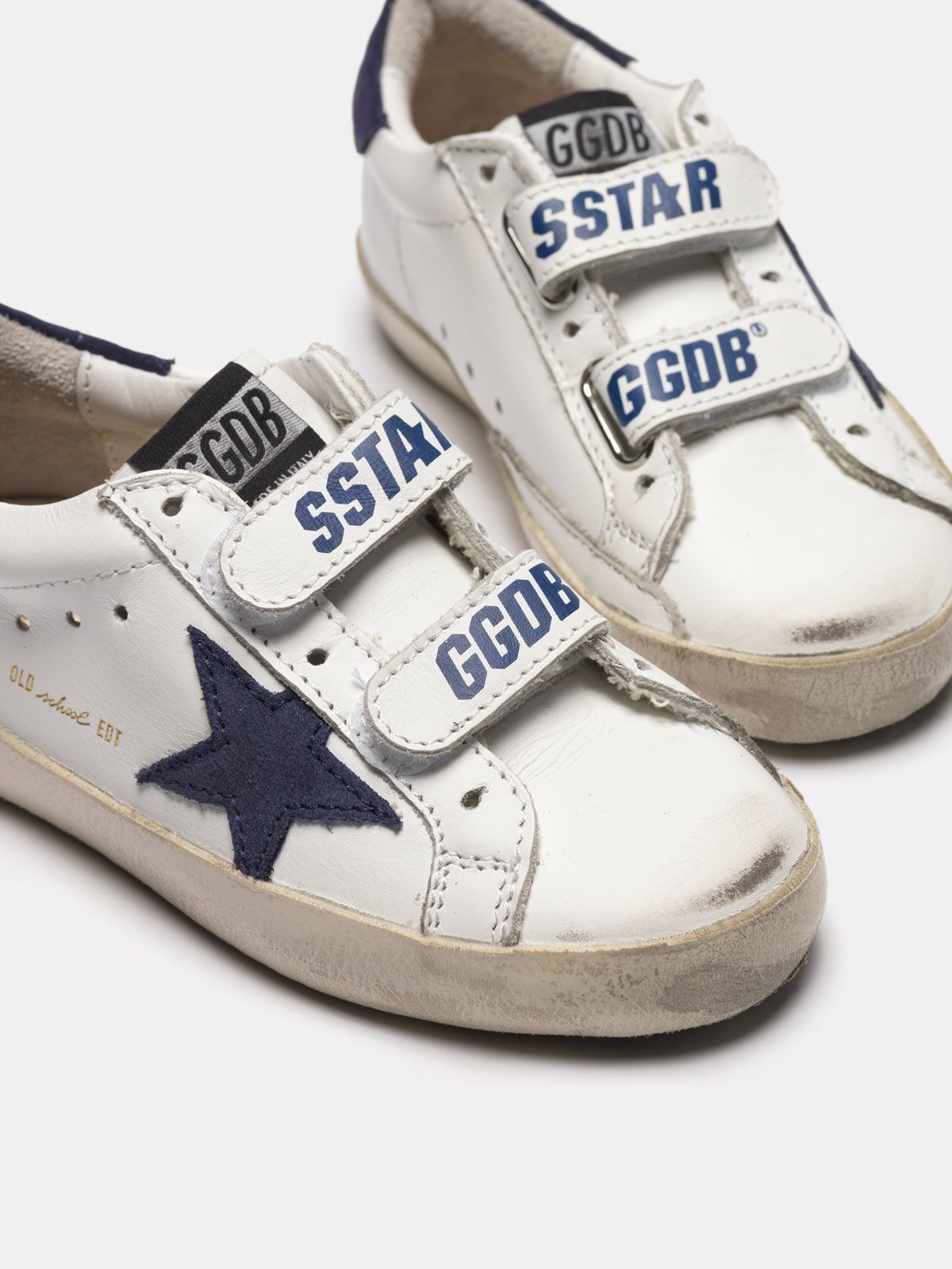 golden goose velcro sneakers