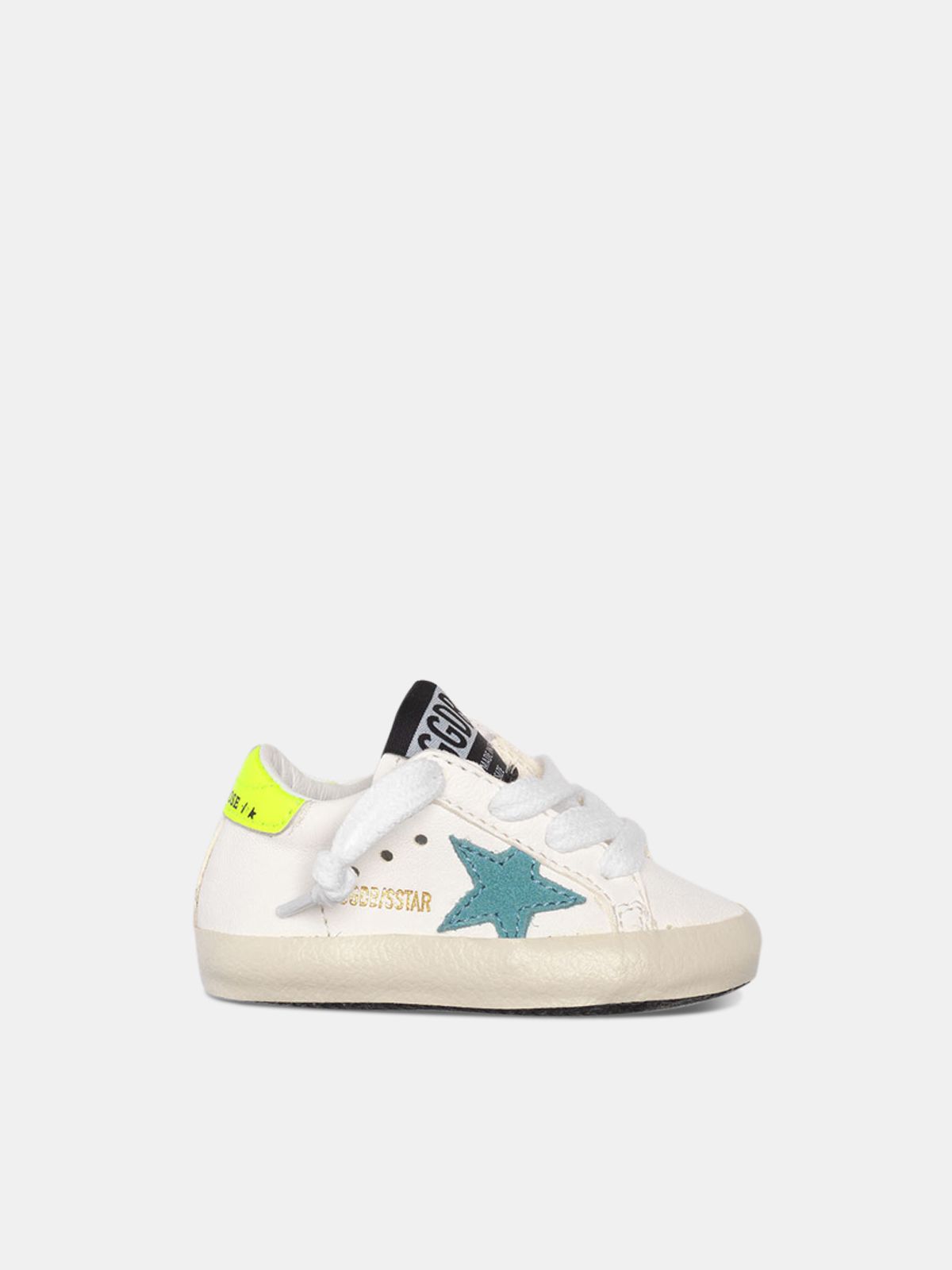 neon yellow golden goose