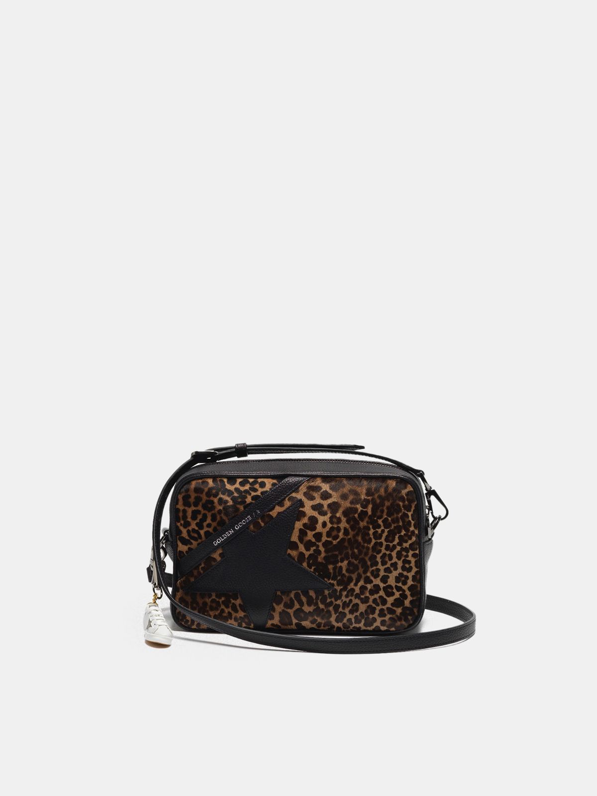 pony skin leopard print bag