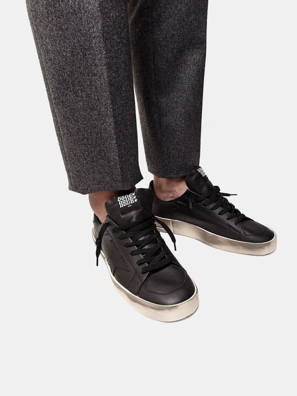 golden goose stardan black