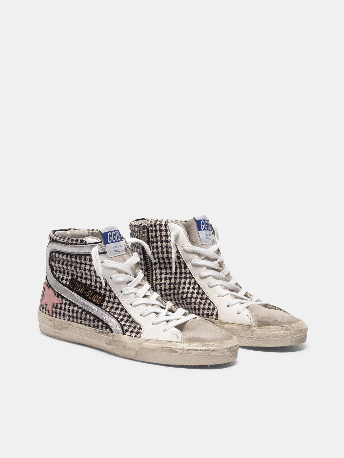 golden goose holographic sneakers