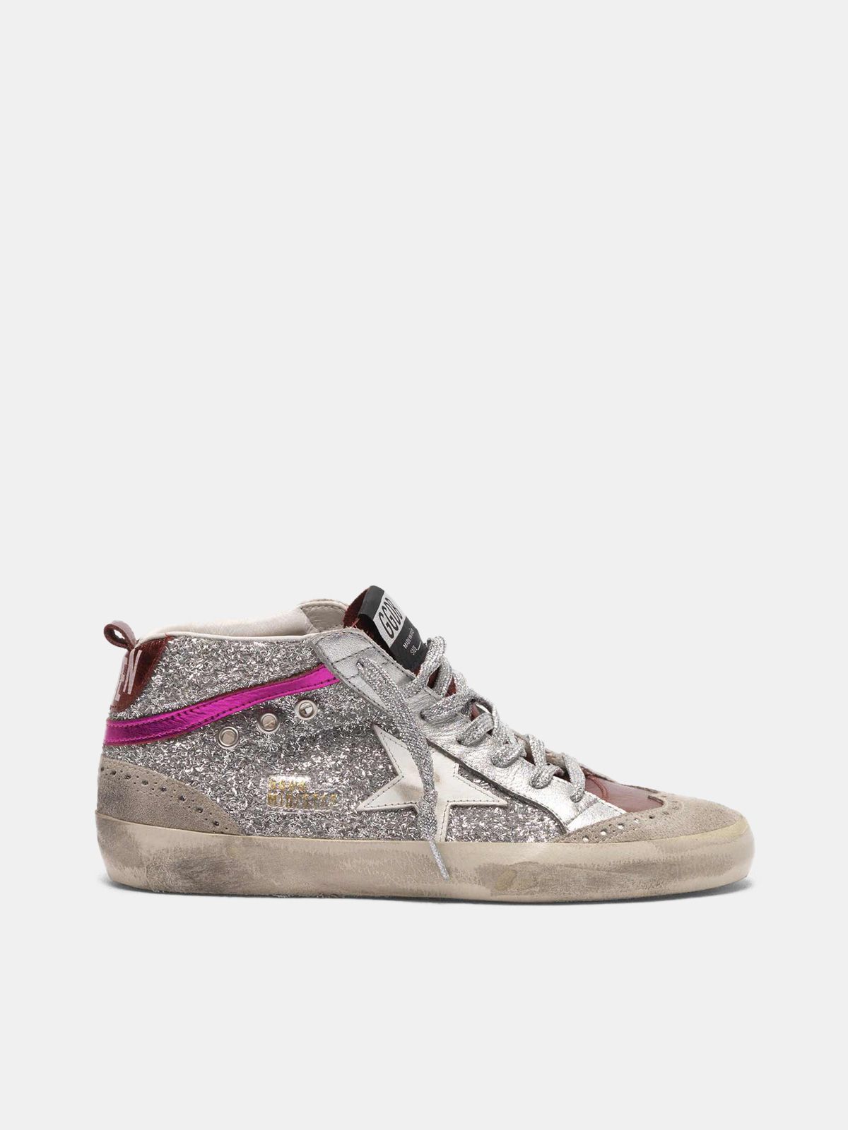 golden goose mid star pink