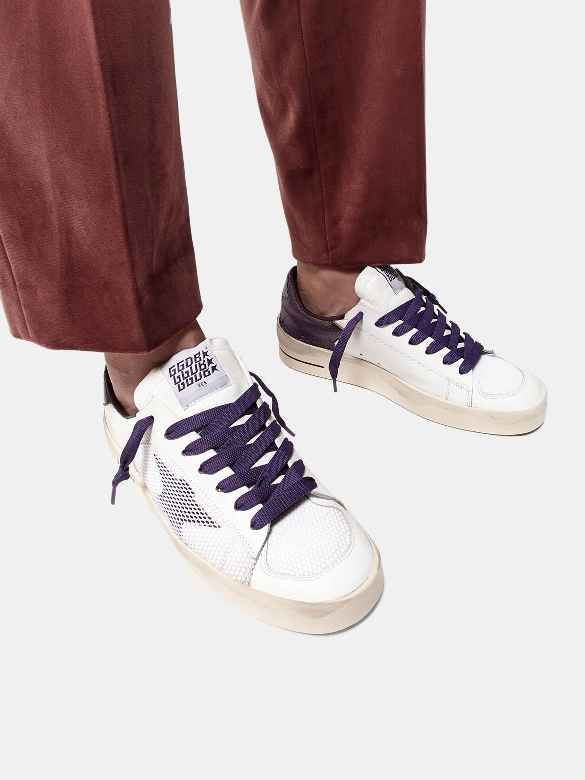 golden goose purple
