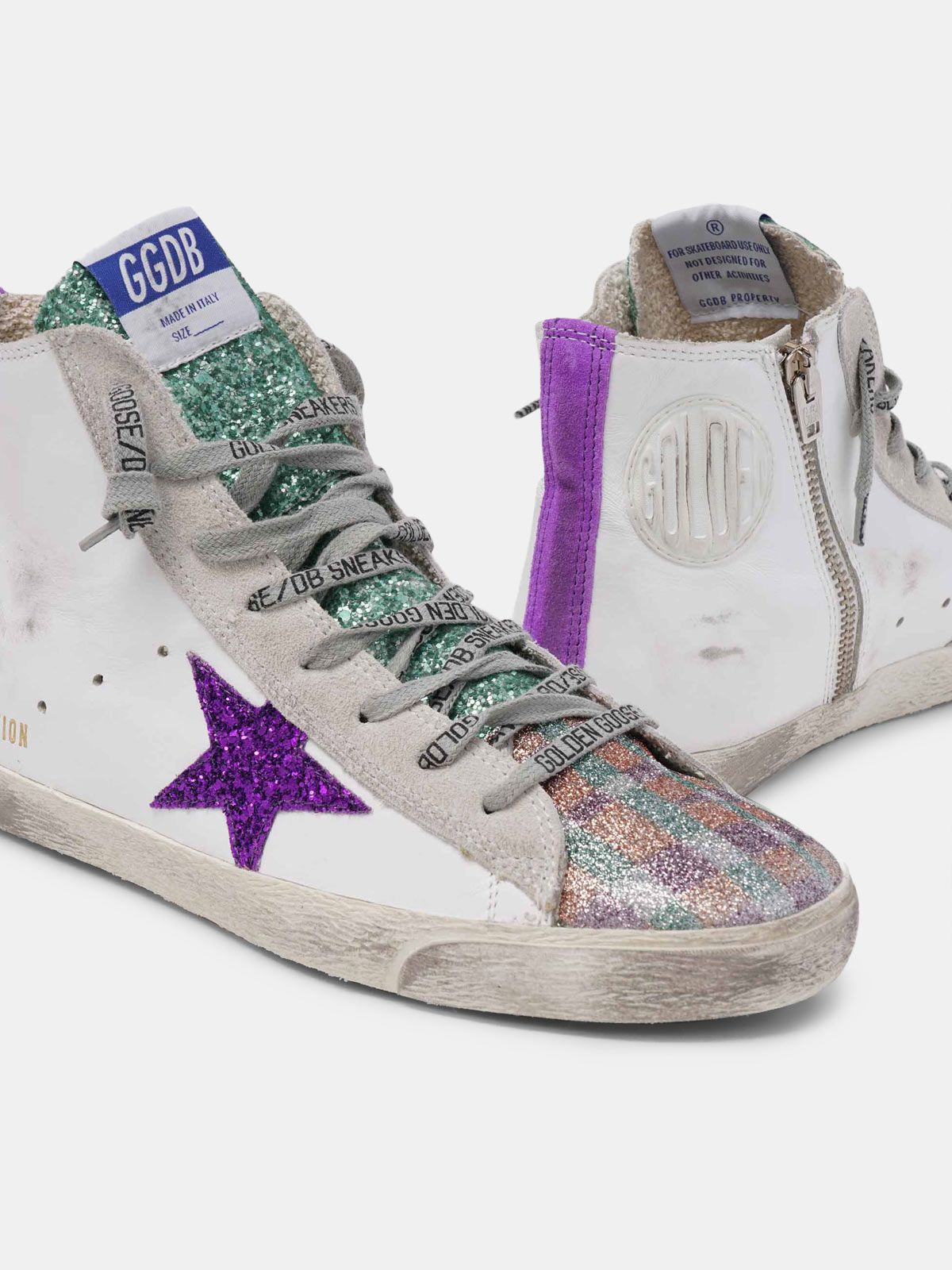 purple golden goose