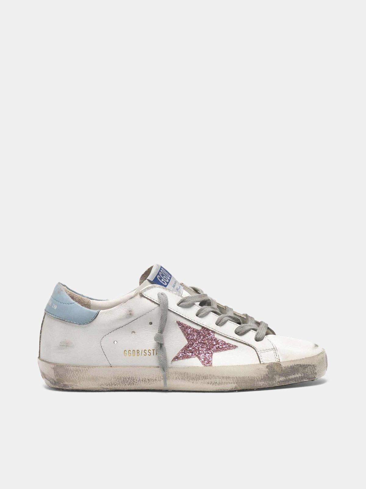 Super-Star sneakers in leather with 