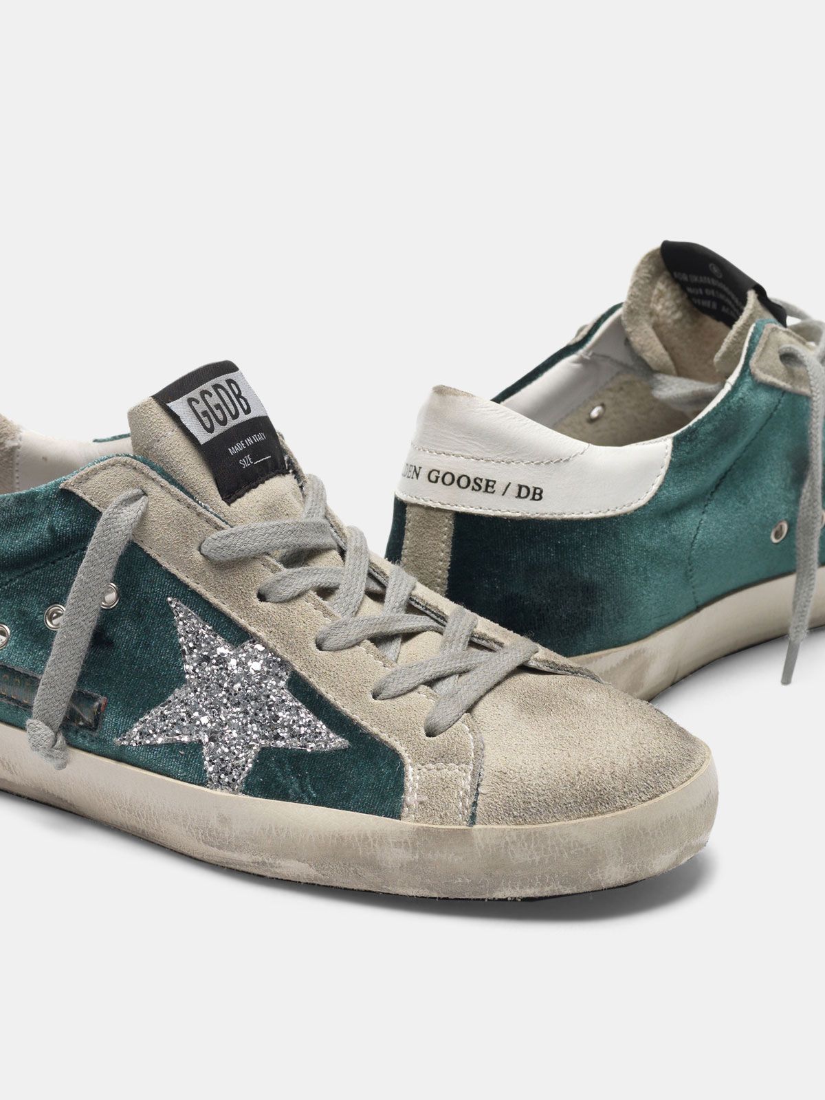 velvet golden goose sneakers