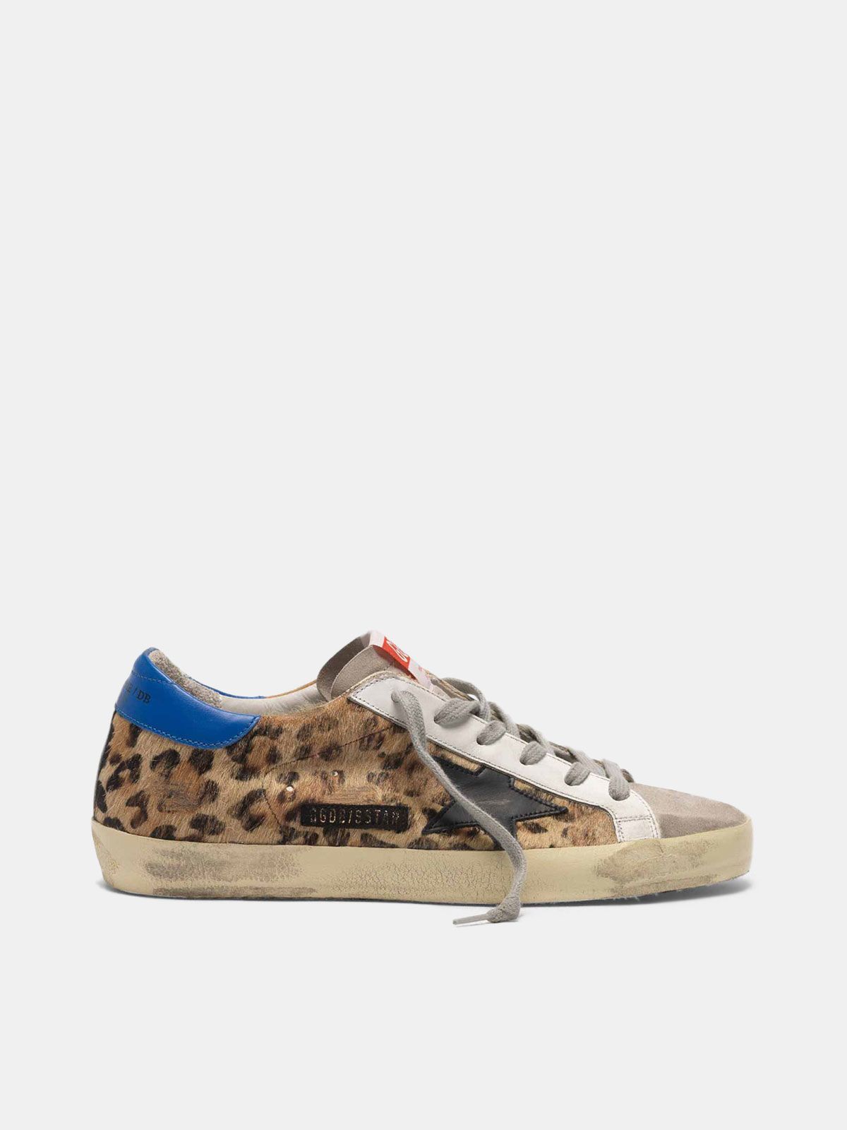 golden goose superstar leopard print sneakers