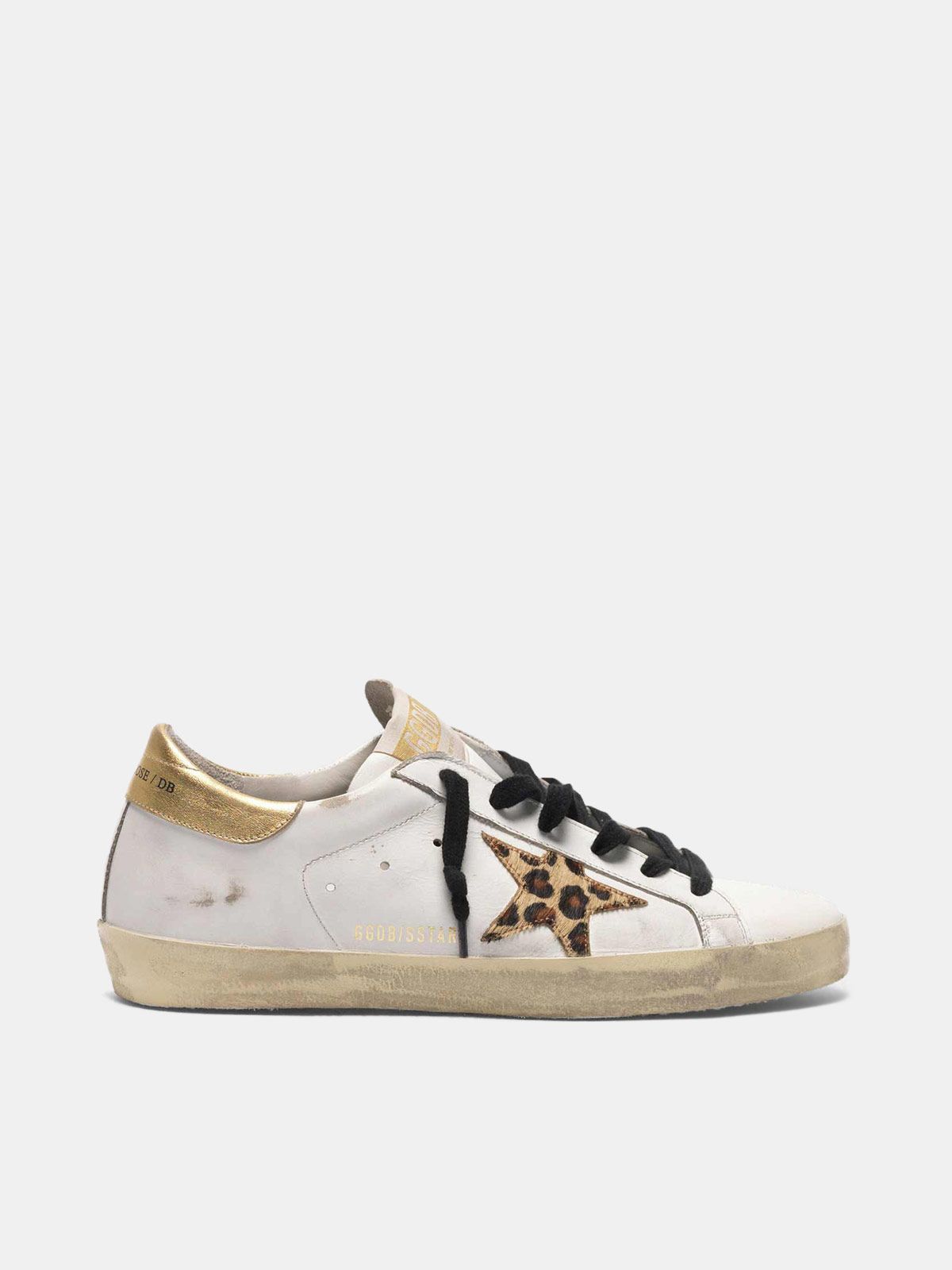 Super-Star sneakers with leopard print 