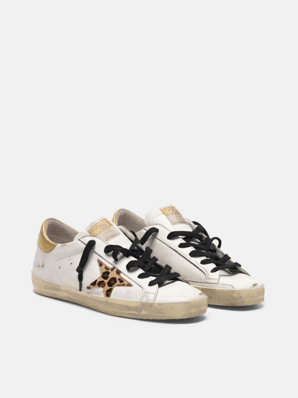 snakeskin star sneakers