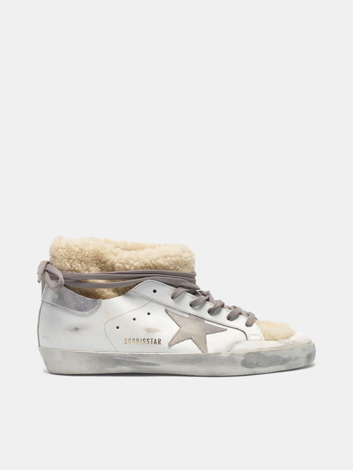 golden goose shearling sneakers