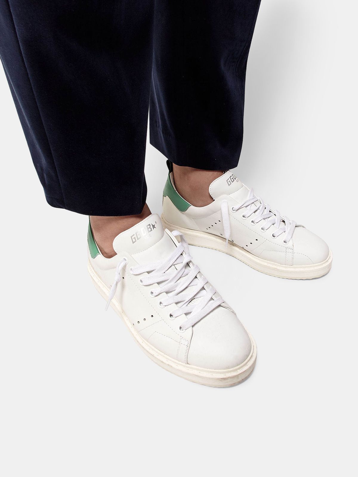 golden goose sneakers green