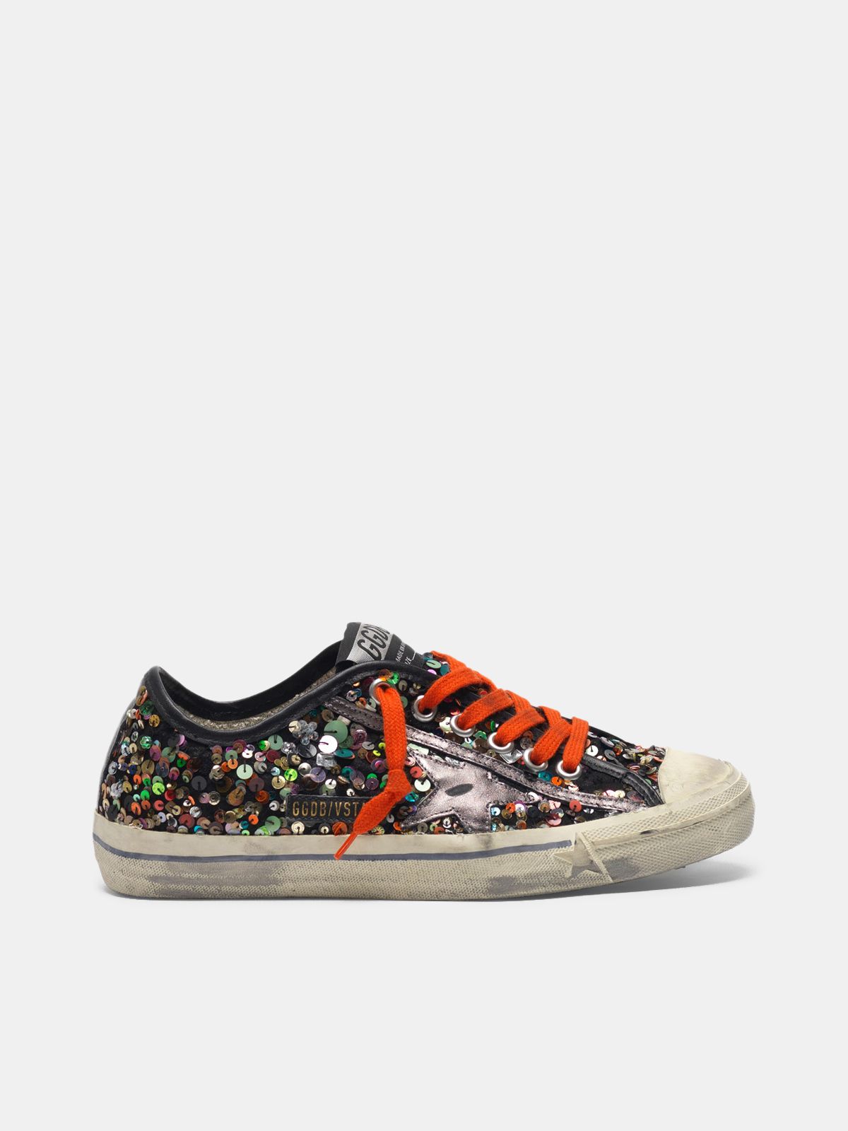 metallic star sneakers