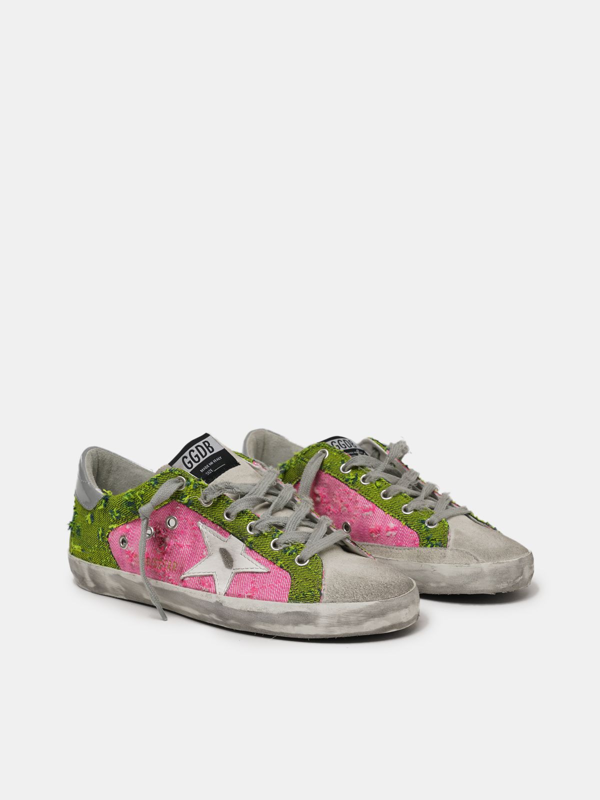 golden goose sneakers green