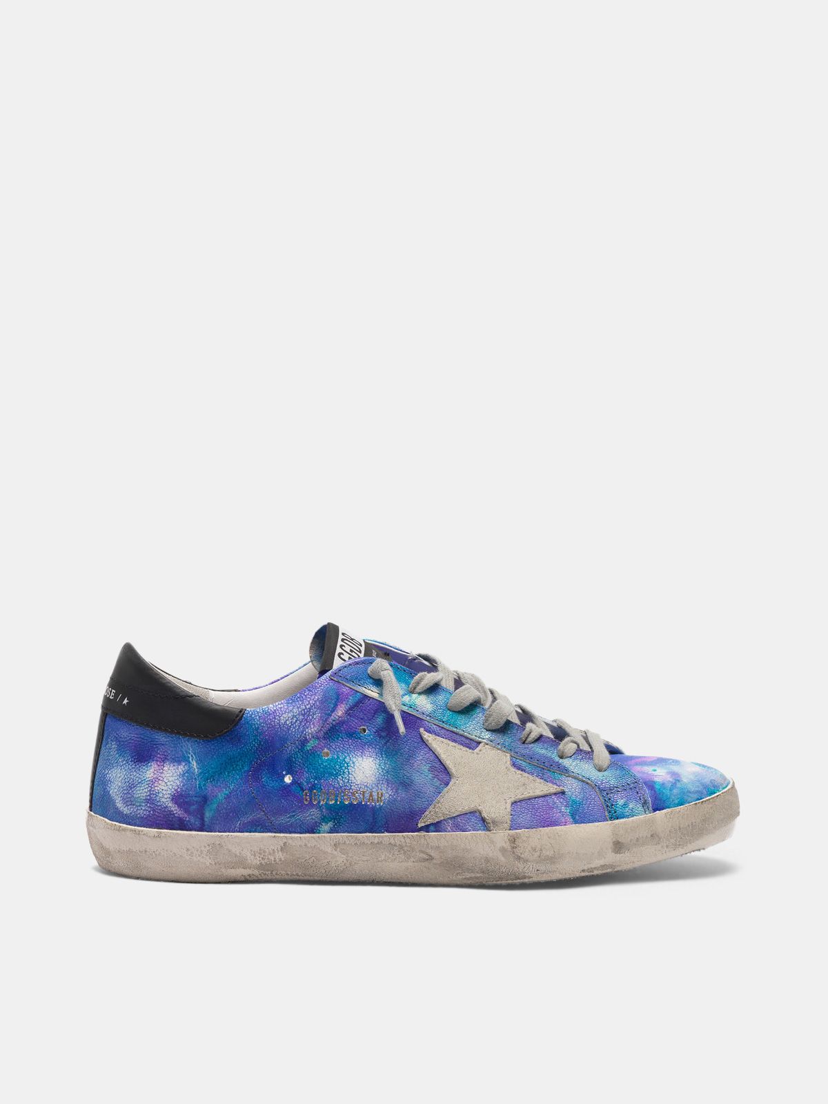 golden goose sneakers tie dye