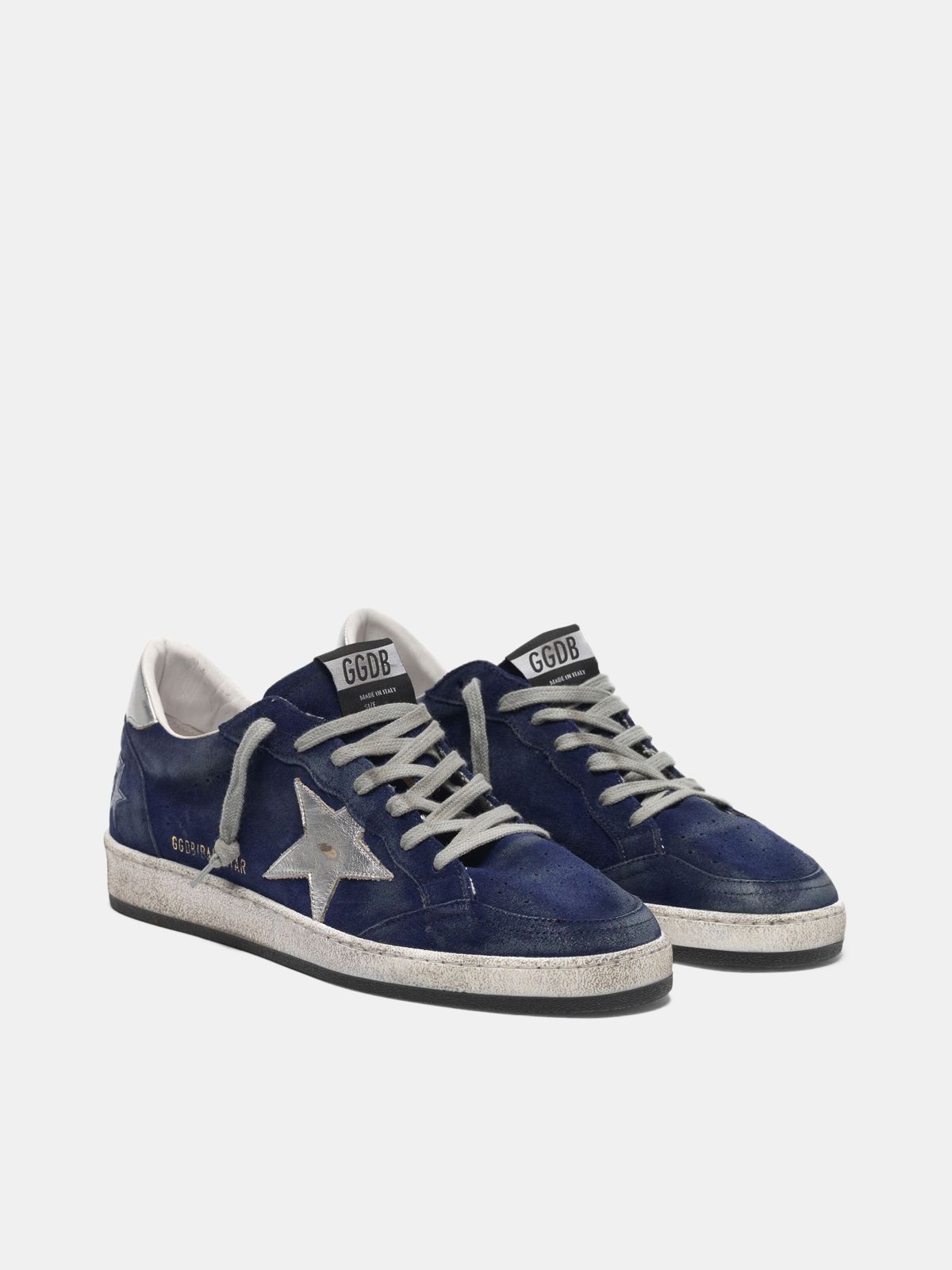 golden goose blue suede