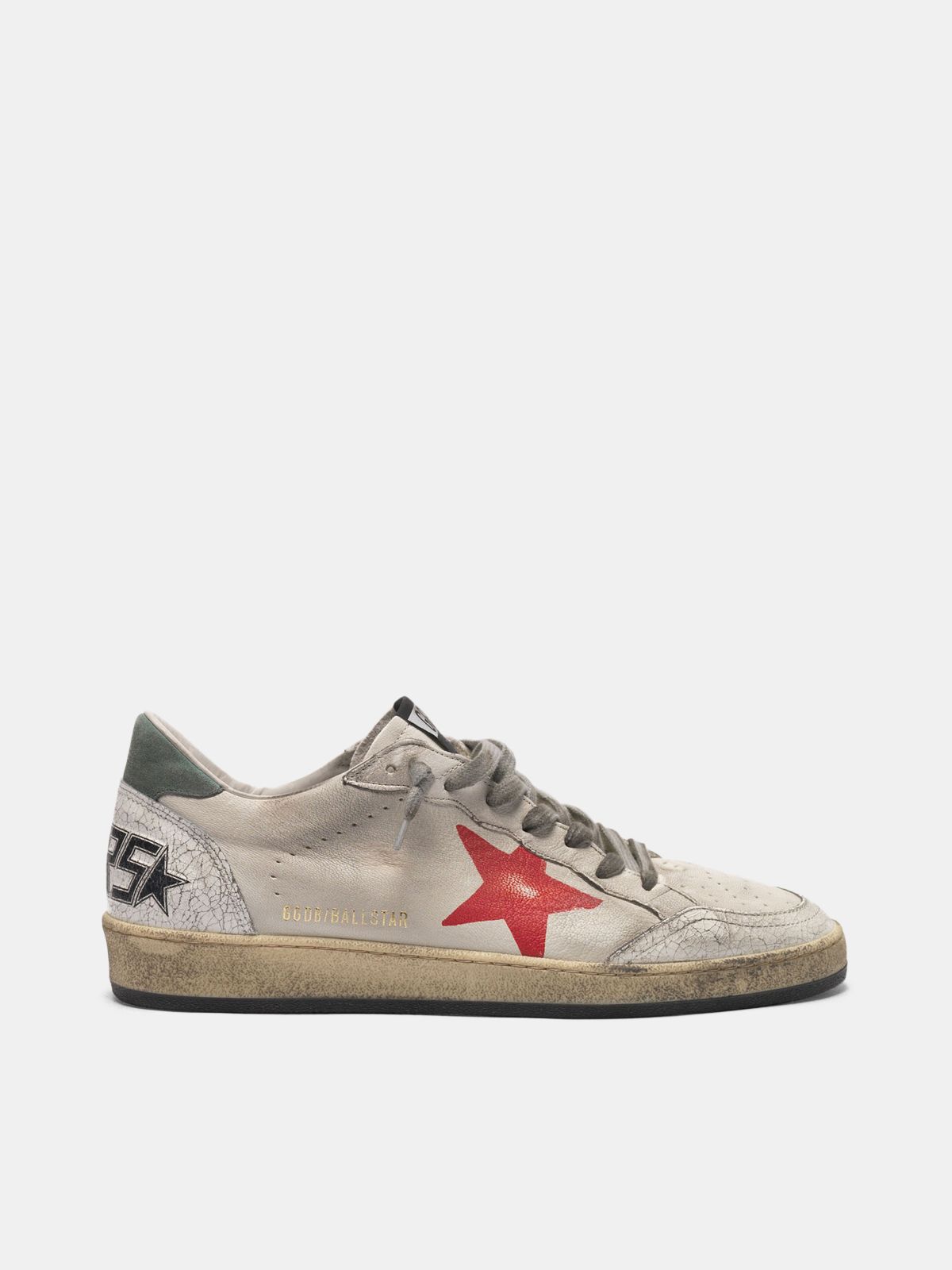 golden goose sneakers red star