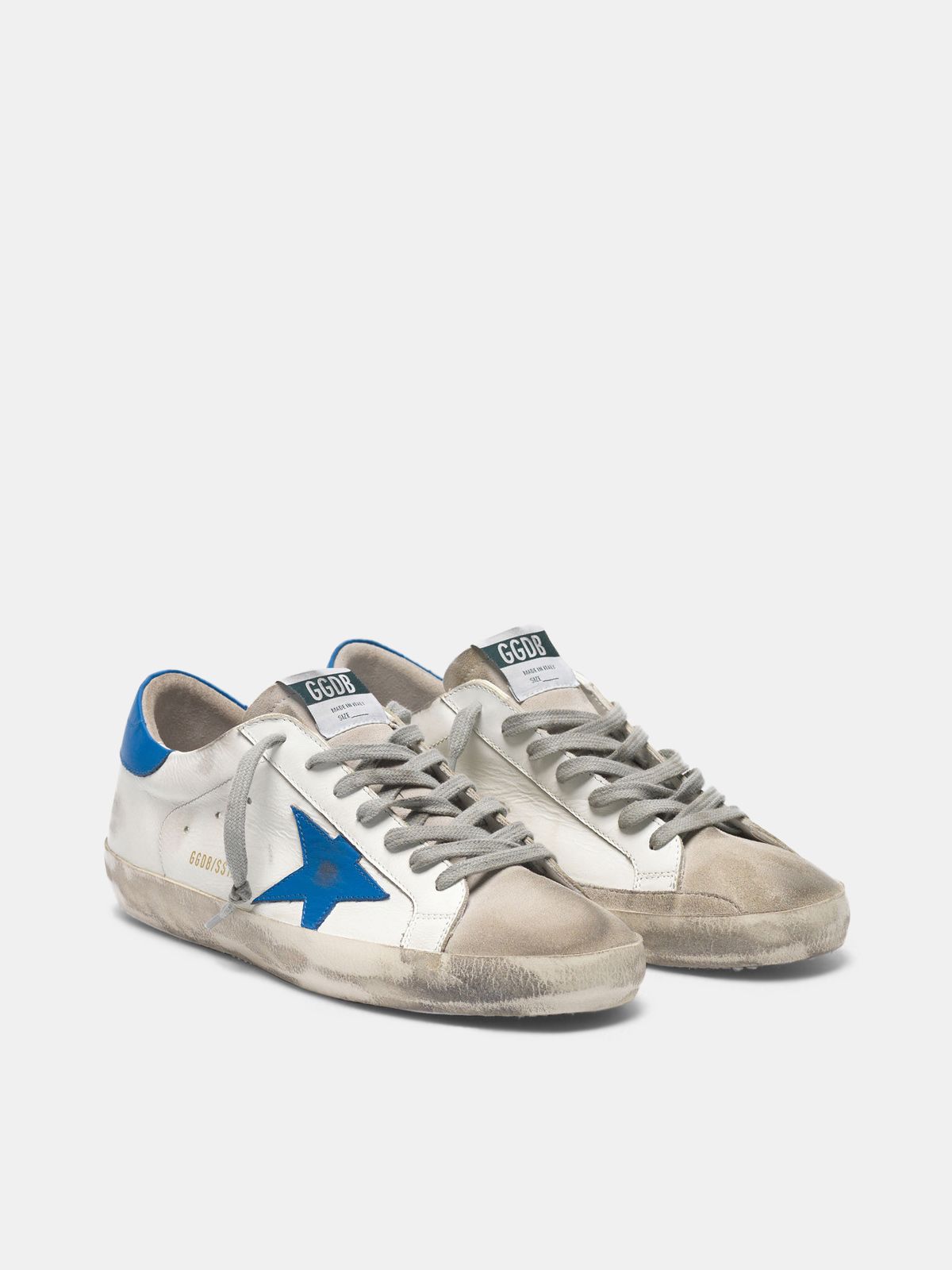 blue golden goose sneakers