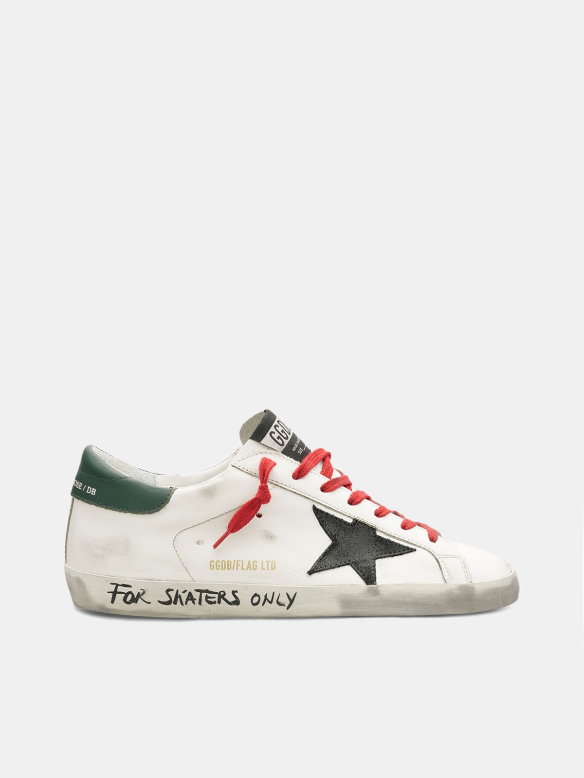Leather Super-Star sneakers with the 