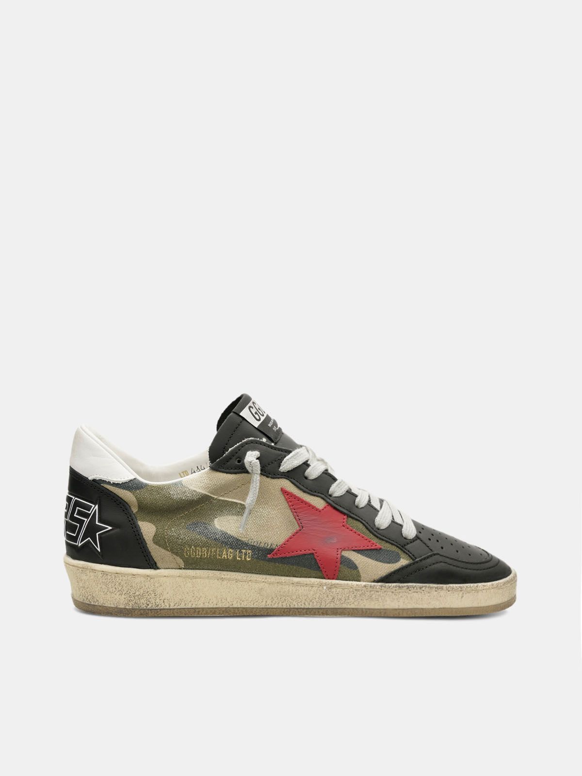 golden goose camo sneakers