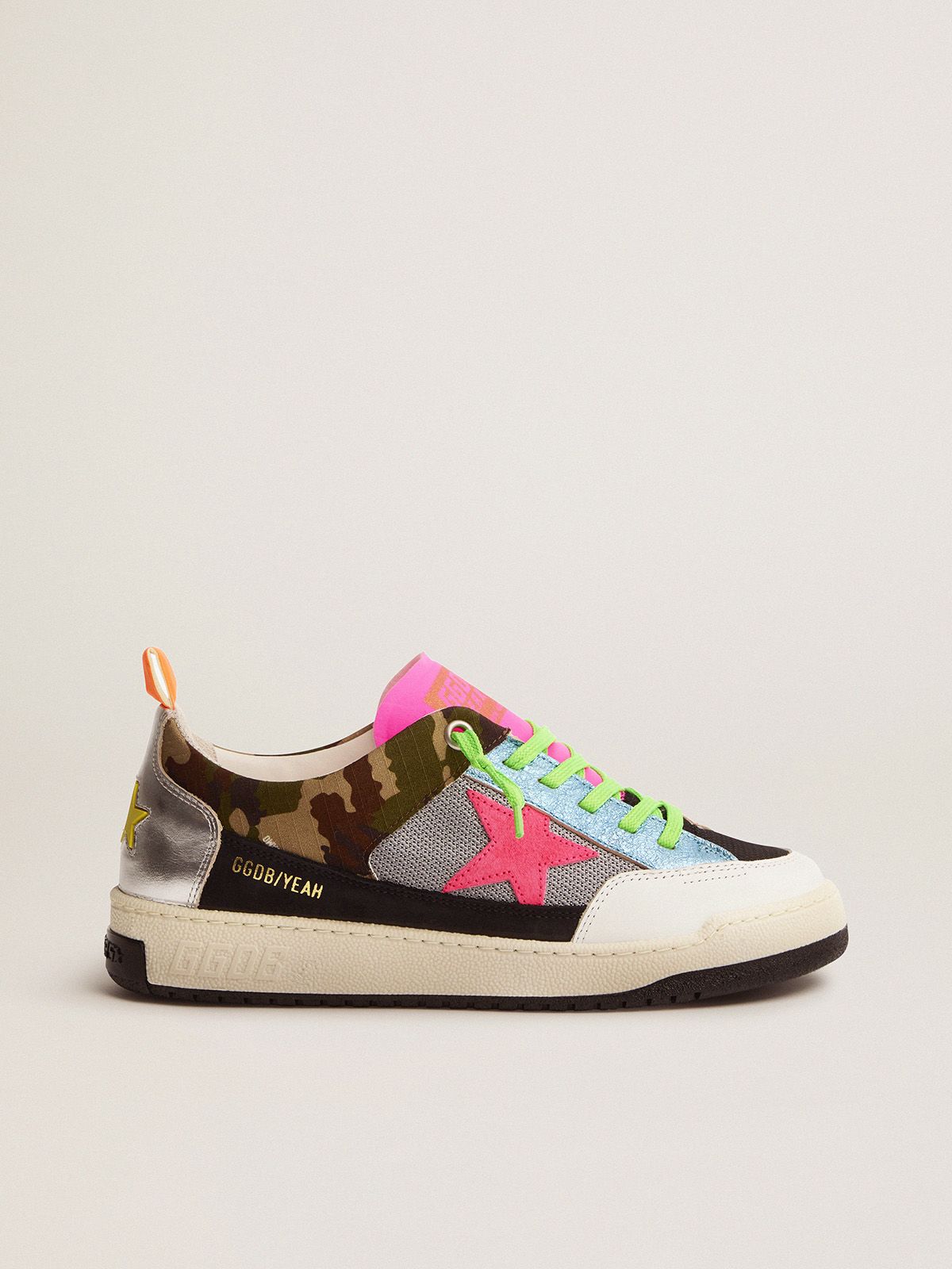 fuchsia golden goose sneakers