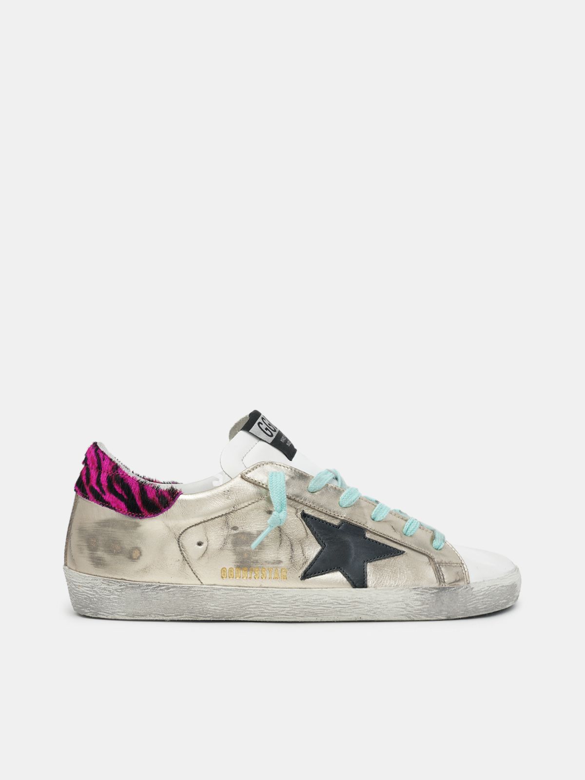 golden goose zebra print