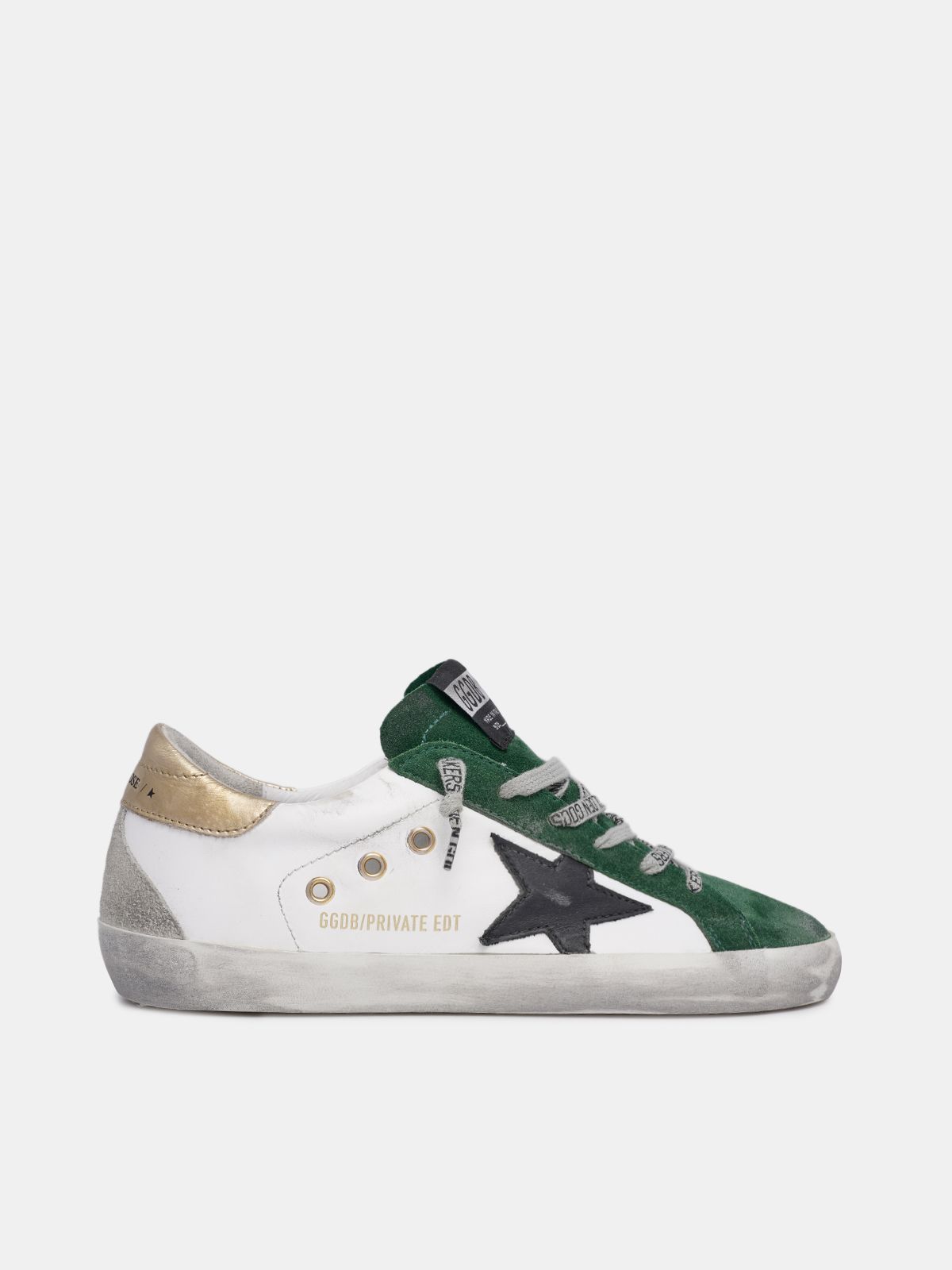 golden goose white green