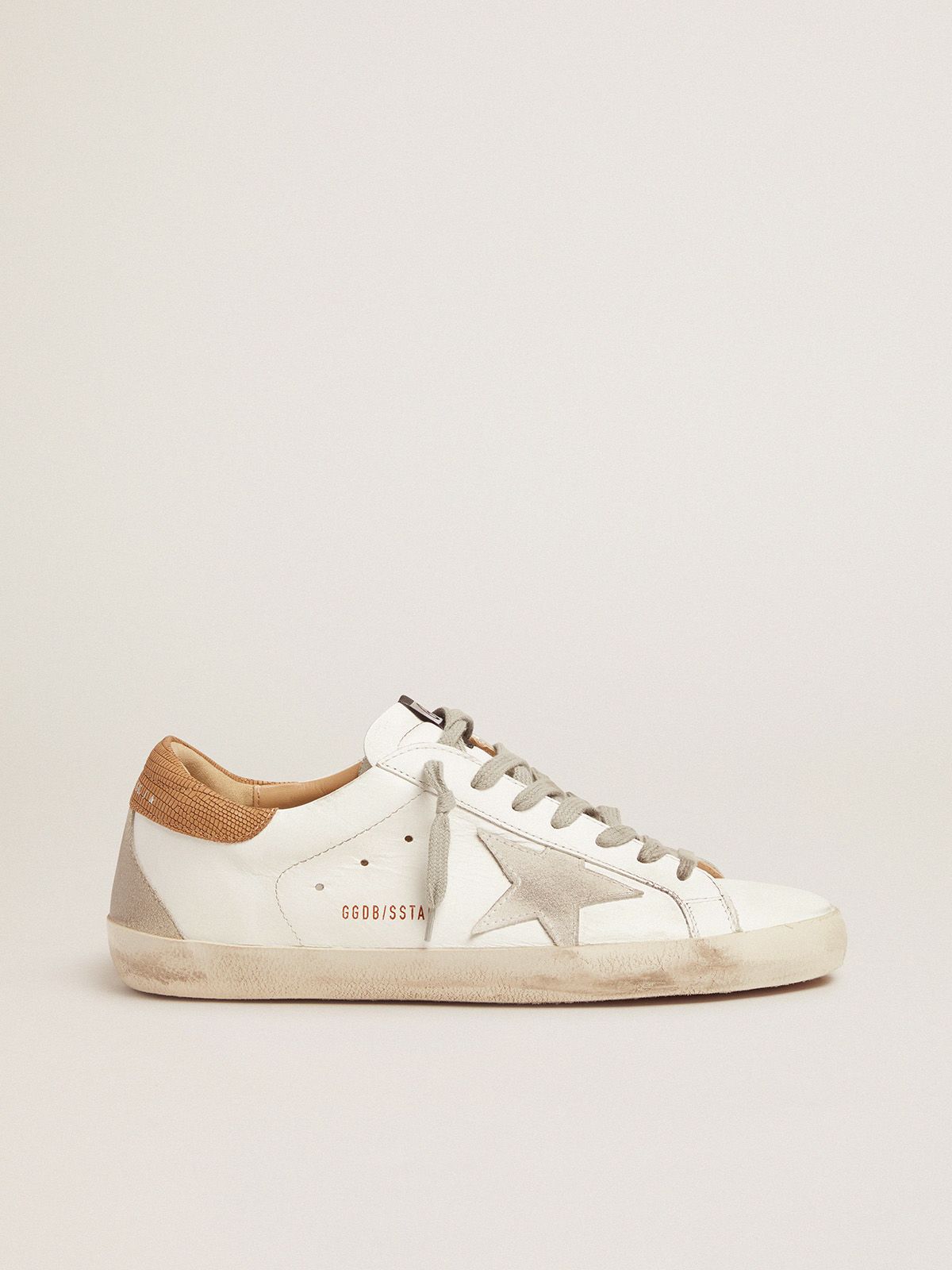 golden goose white lizard