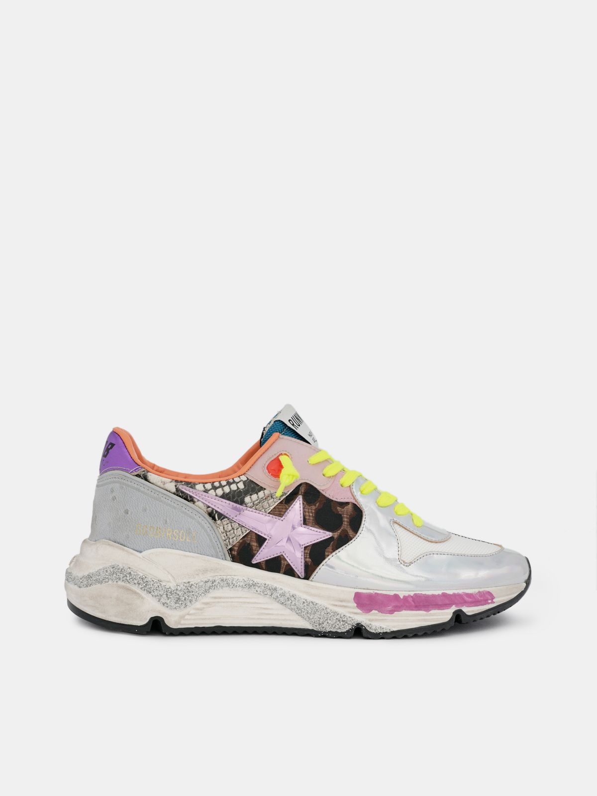 golden goose holographic sneakers