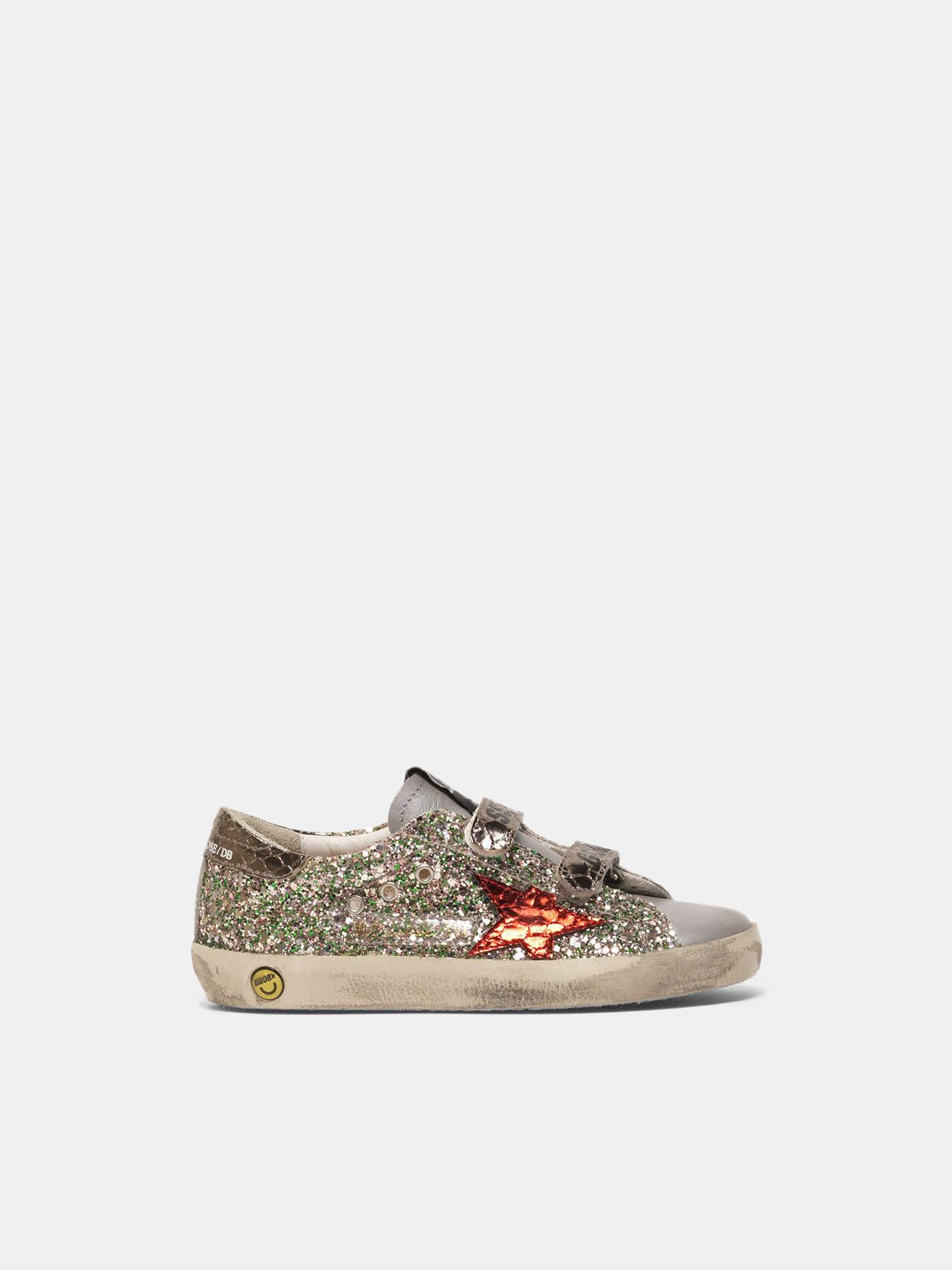 golden goose old school glitter