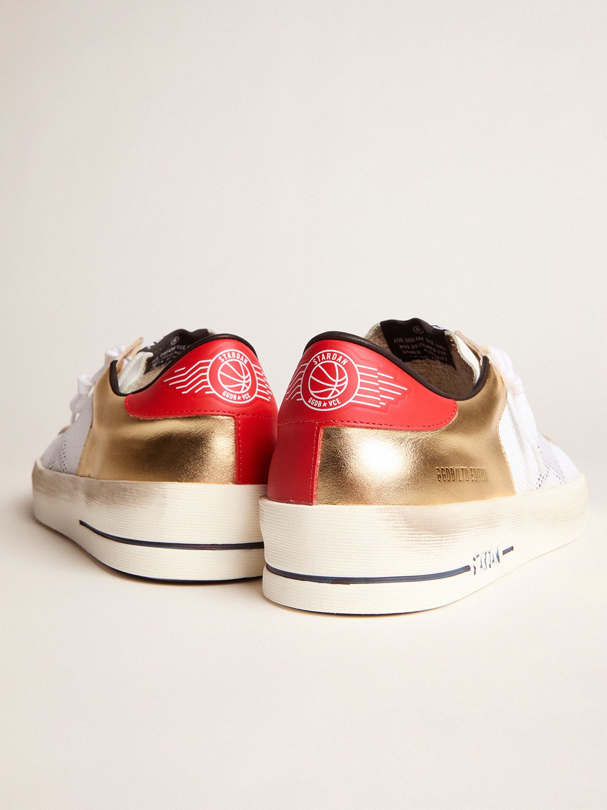 Men's Limited Edition Stardan sneakers with gold inserts | Golden 