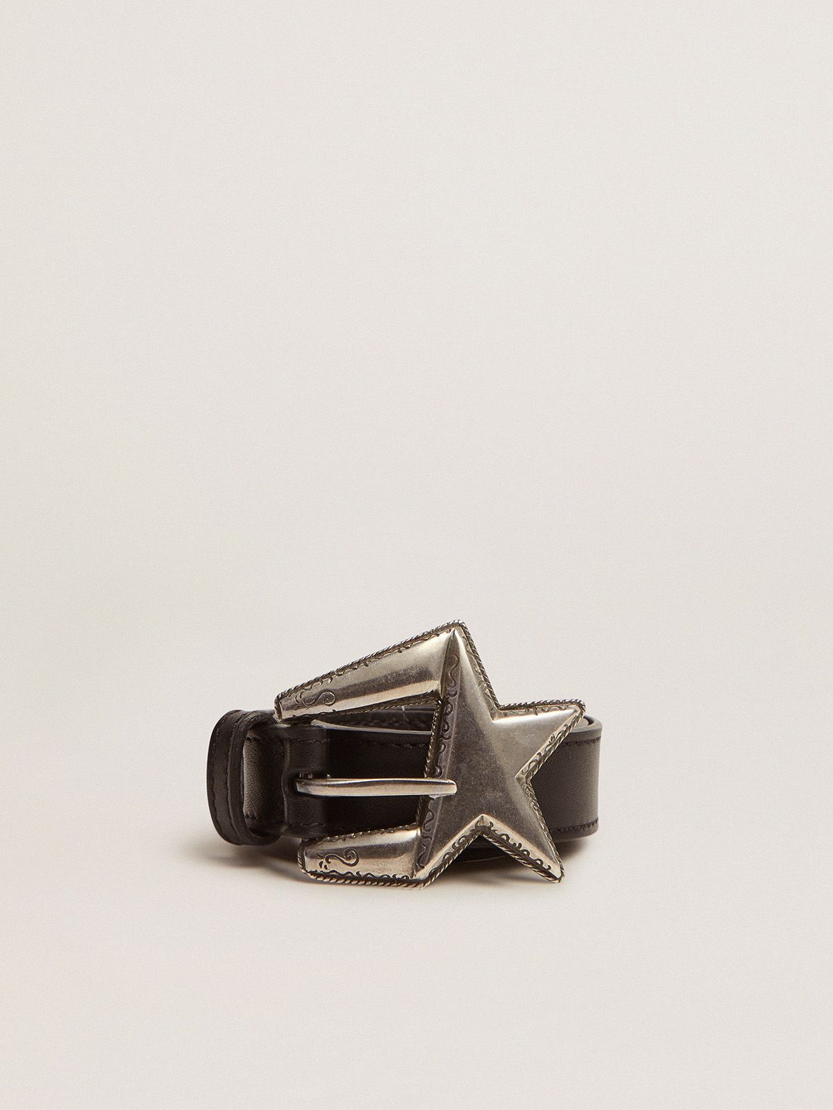 leather Star with sculptured buckle | Golden Goose