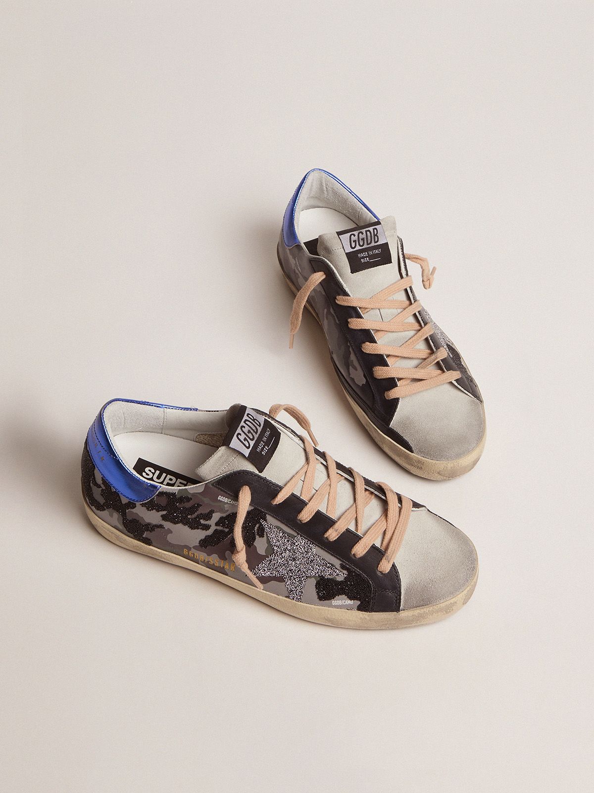 golden goose camouflage shoes