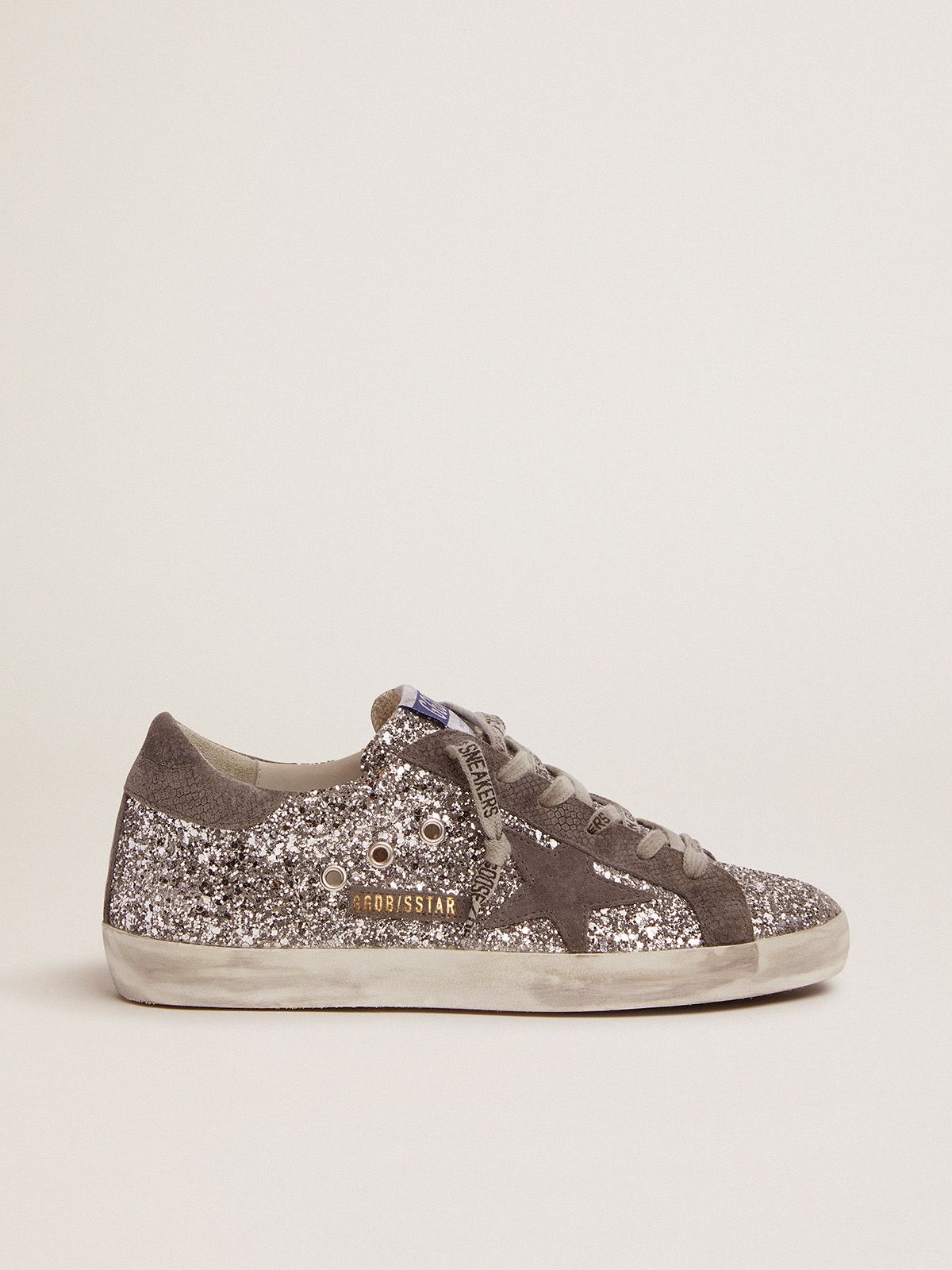 sneaker silver glitter