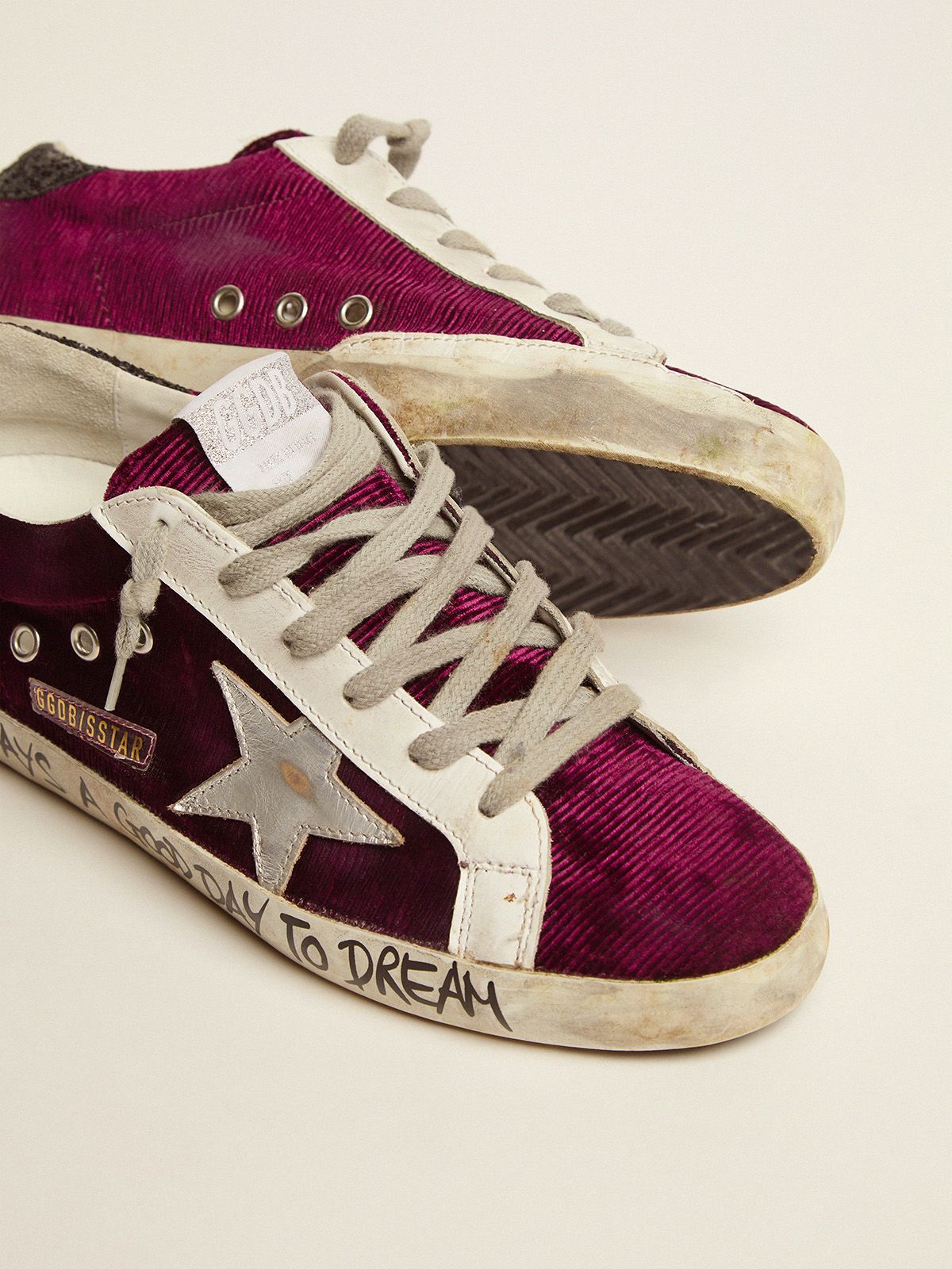 golden goose sneakers velvet