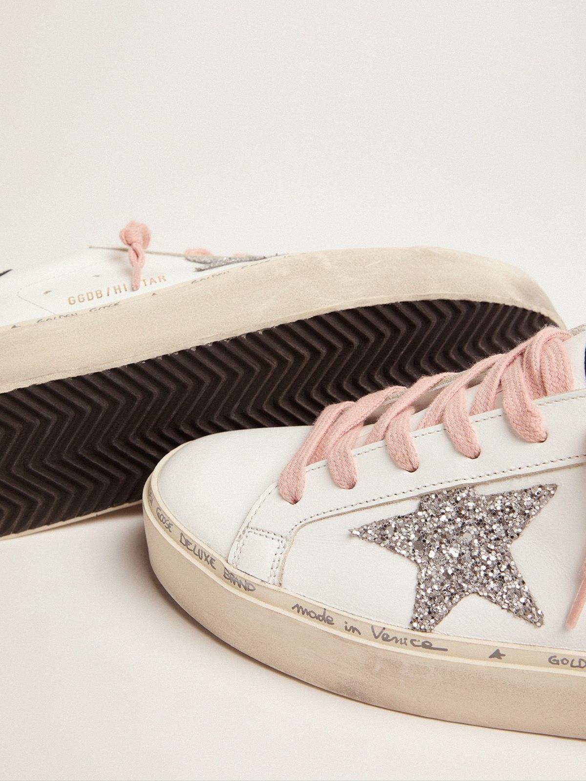 pink laces golden goose