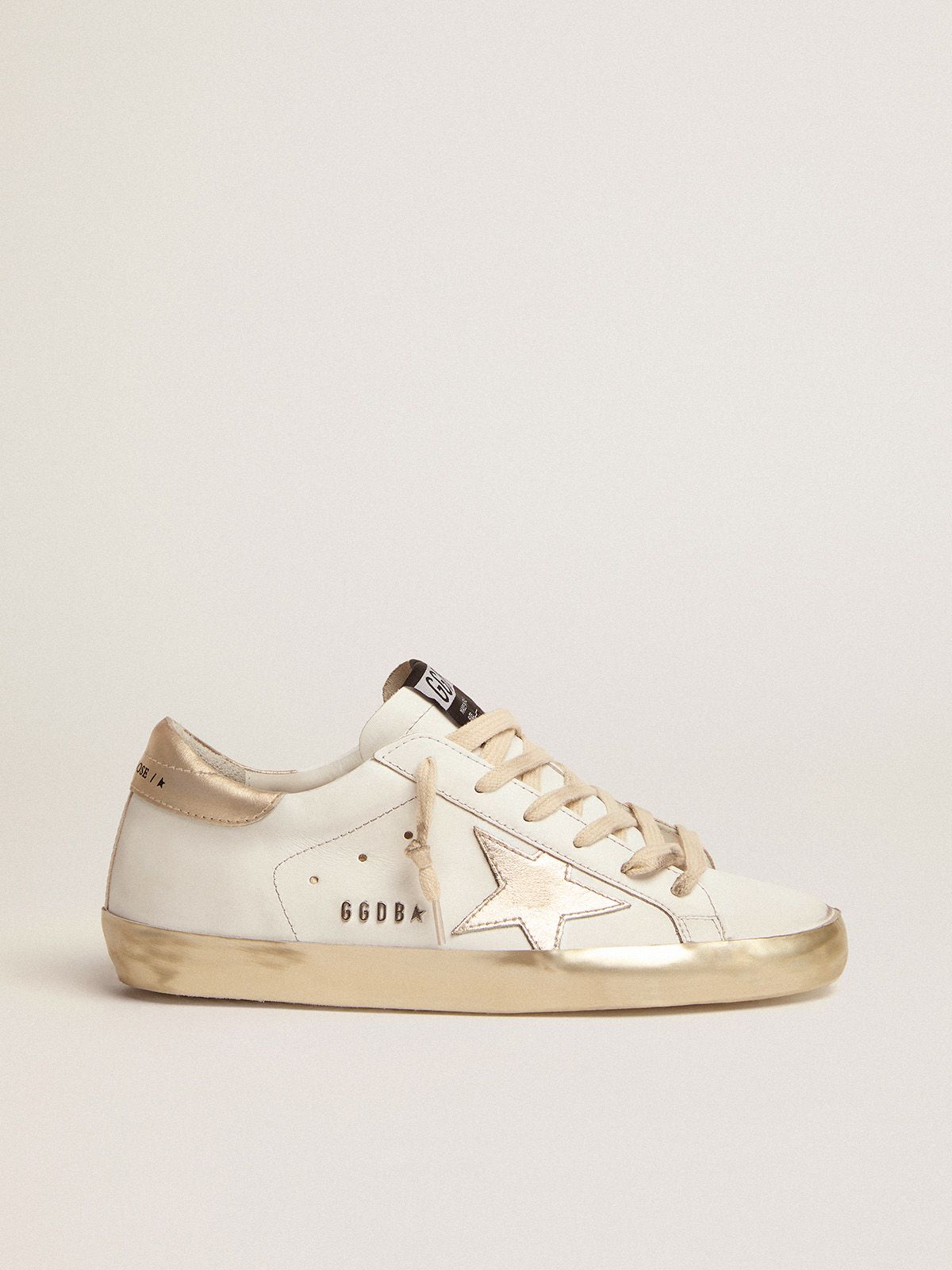 Women's Super-Star sneakers with gold | Golden Goose