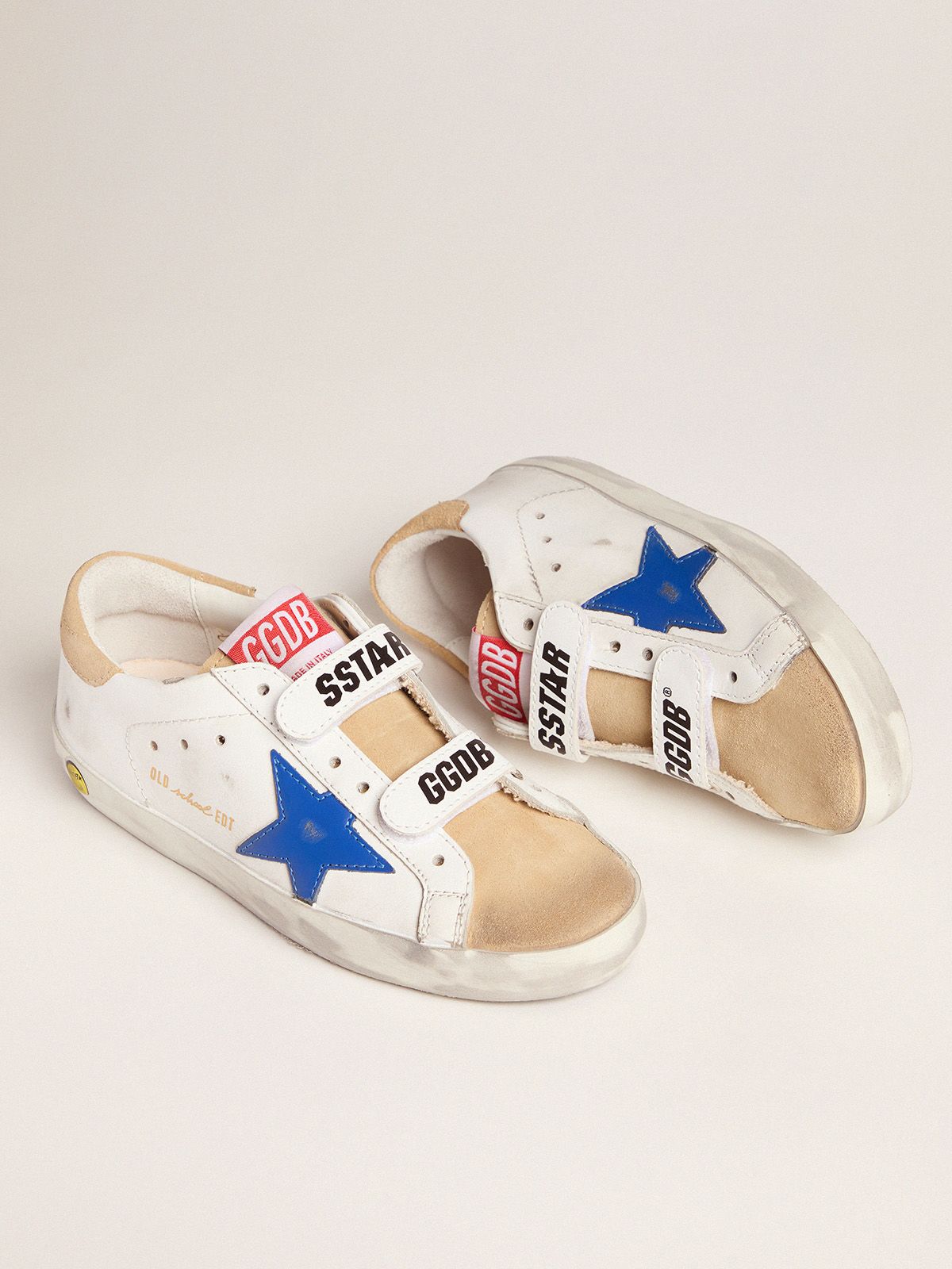 golden goose velcro sneakers