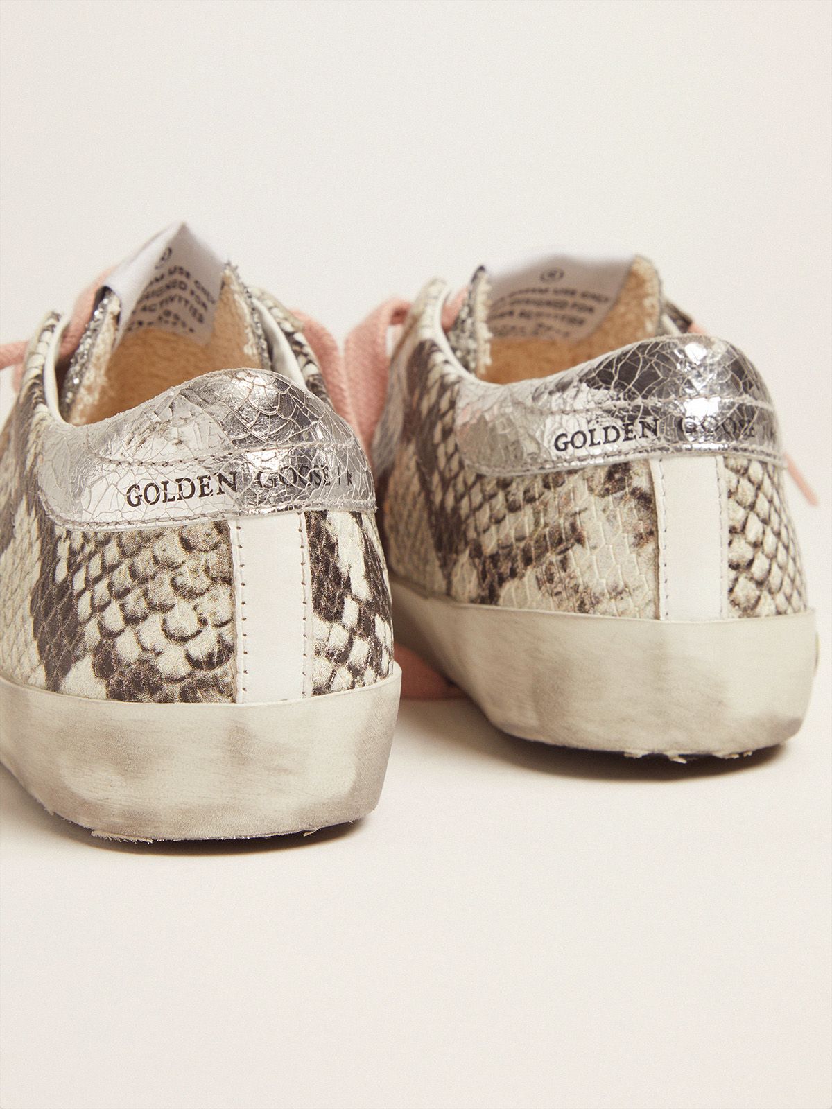 golden goose sneakers snakeskin