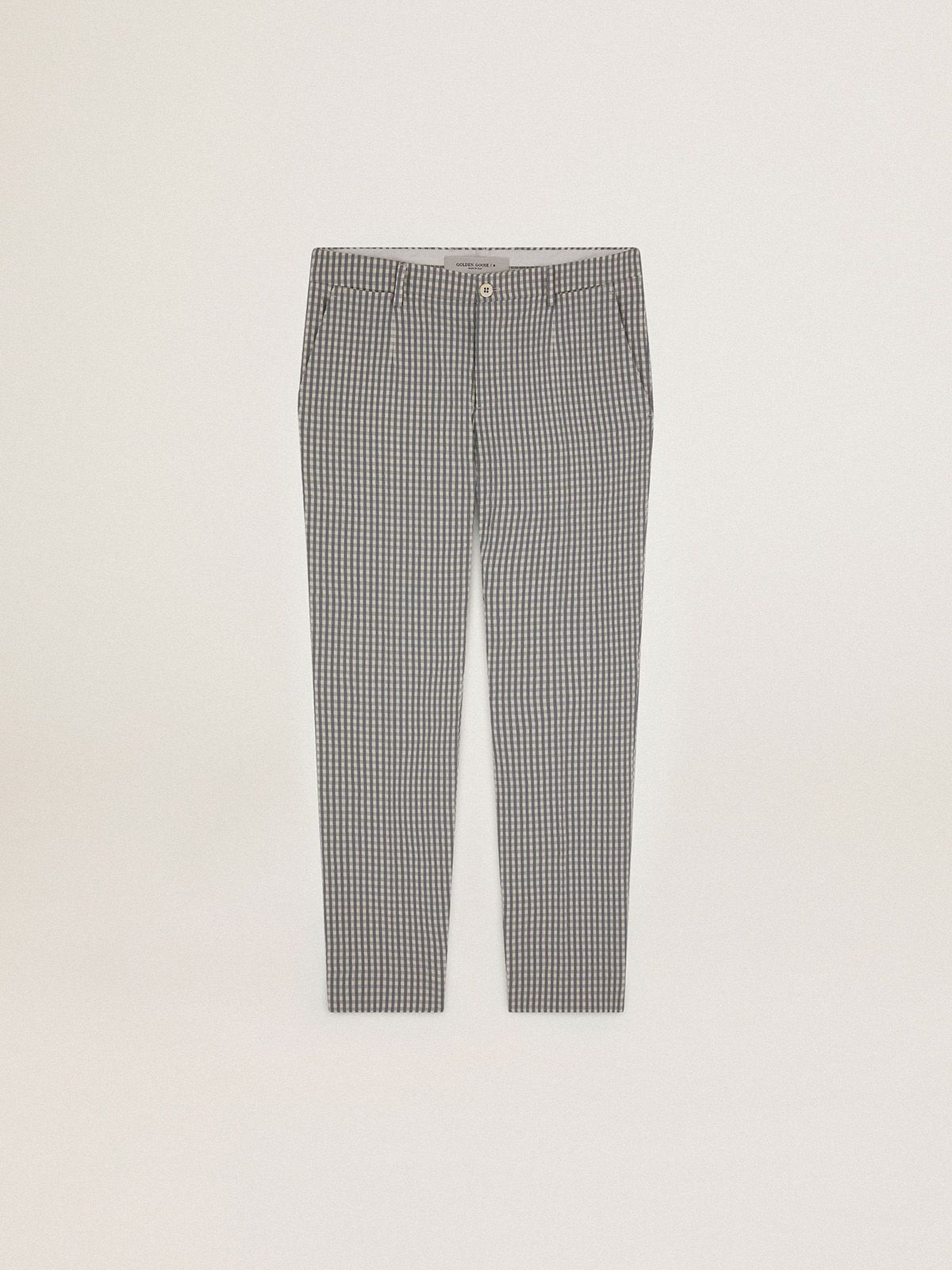 gingham golden goose