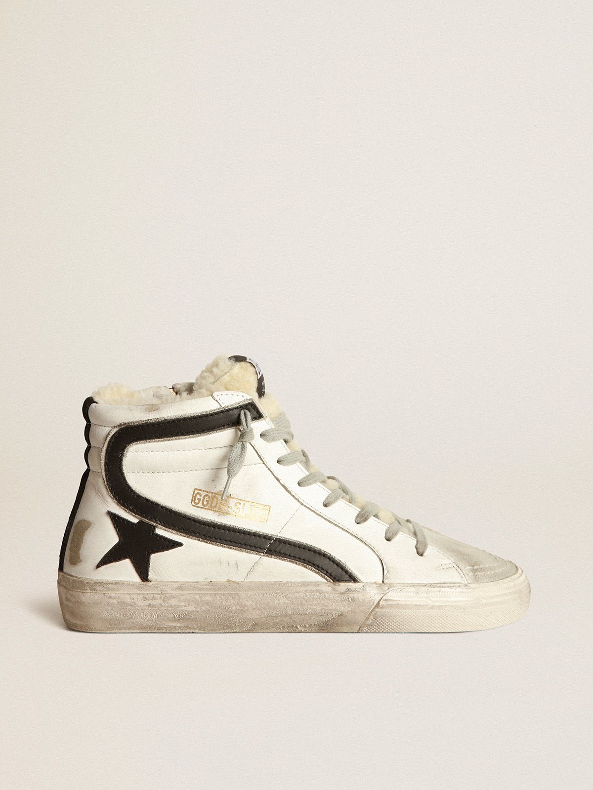 shearling golden goose sneakers